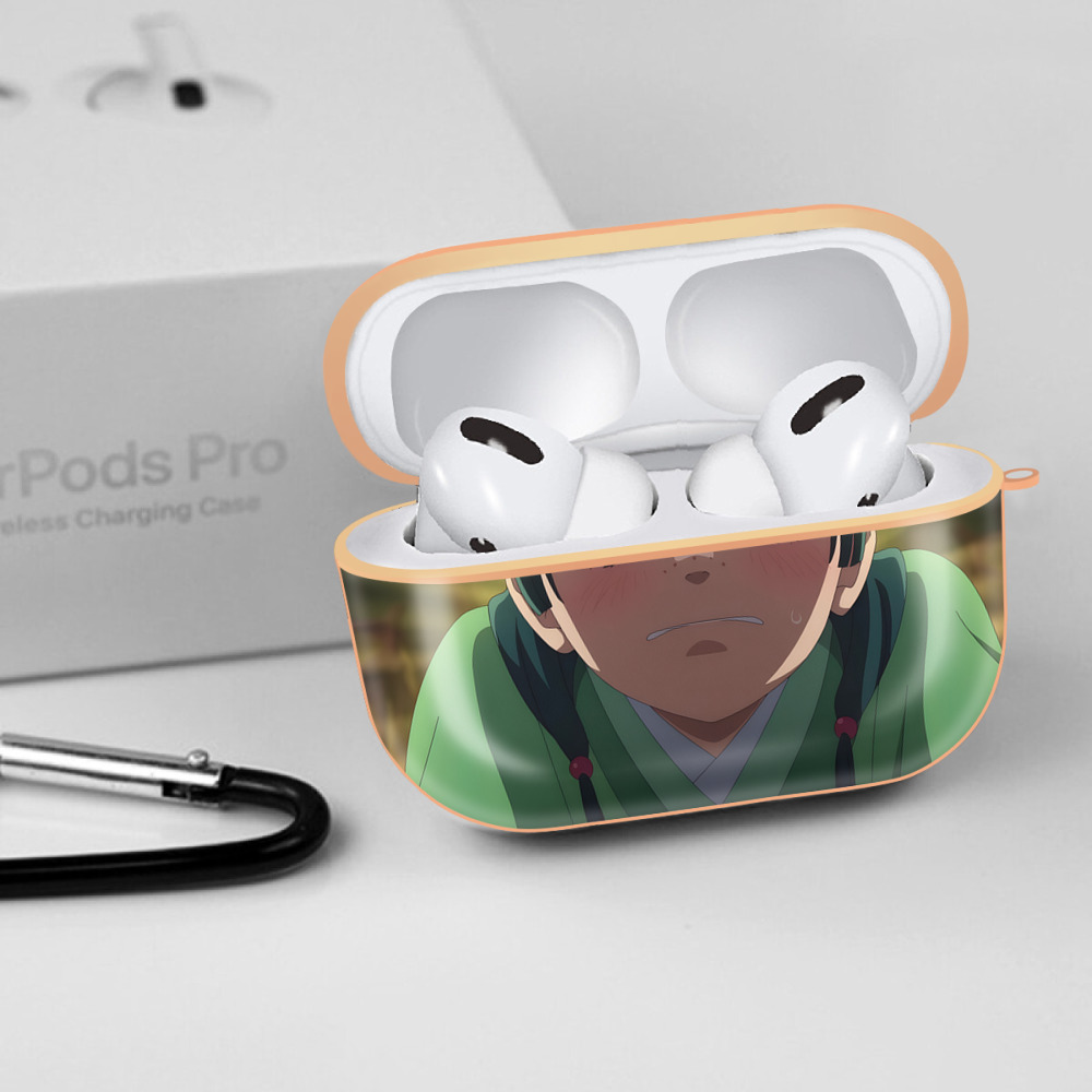 薬屋のひとりごと The Apothecary Diaries 【AirPods Pro用】ハードシェル保護ケース｜耐衝撃・防指紋・カラビナ付き商品仕様