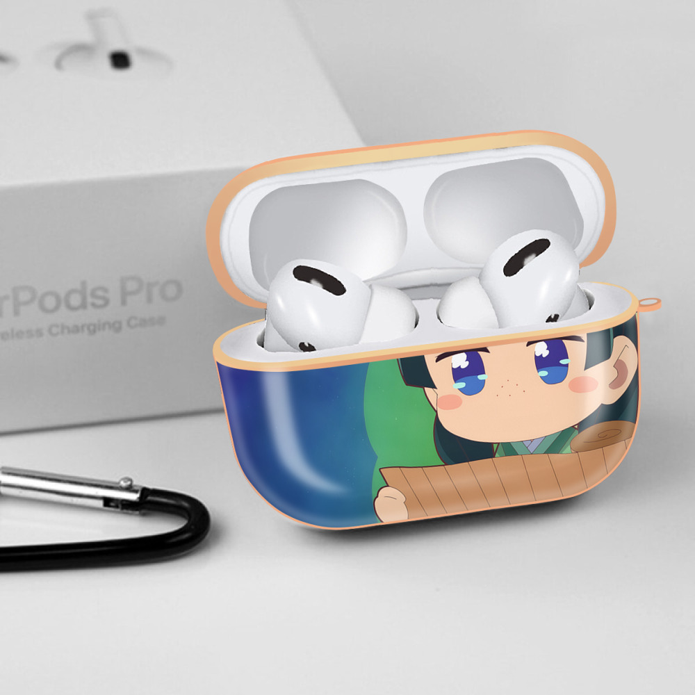 薬屋のひとりごと The Apothecary Diaries 【AirPods Pro用】ハードシェル保護ケース｜耐衝撃・防指紋・カラビナ付き商品仕様