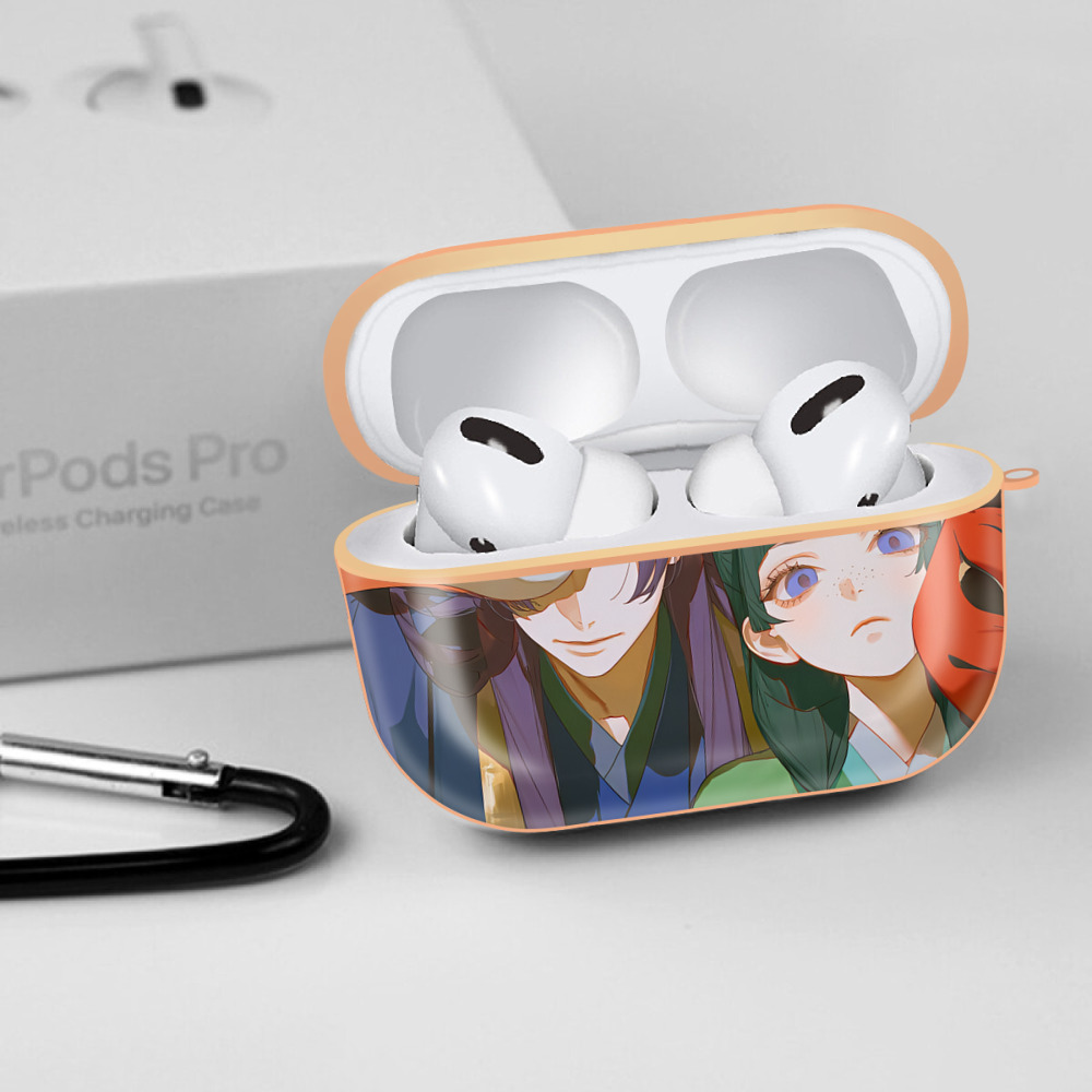薬屋のひとりごと The Apothecary Diaries 【AirPods Pro用】ハードシェル保護ケース｜耐衝撃・防指紋・カラビナ付き商品仕様