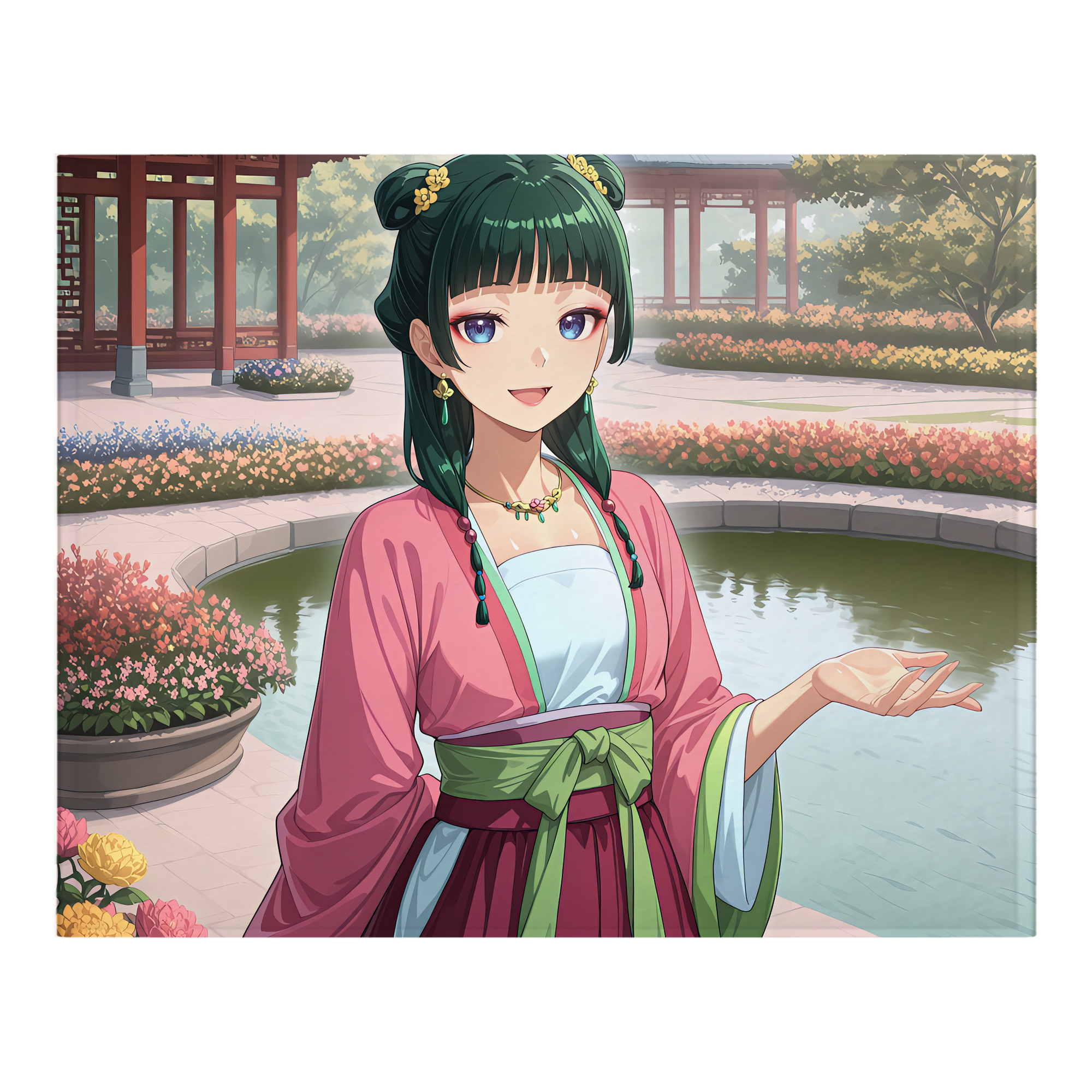 （画像用） 薬屋のひとりごと The Apothecary Diaries フランネルブランケット・多サイズ対応（横型）