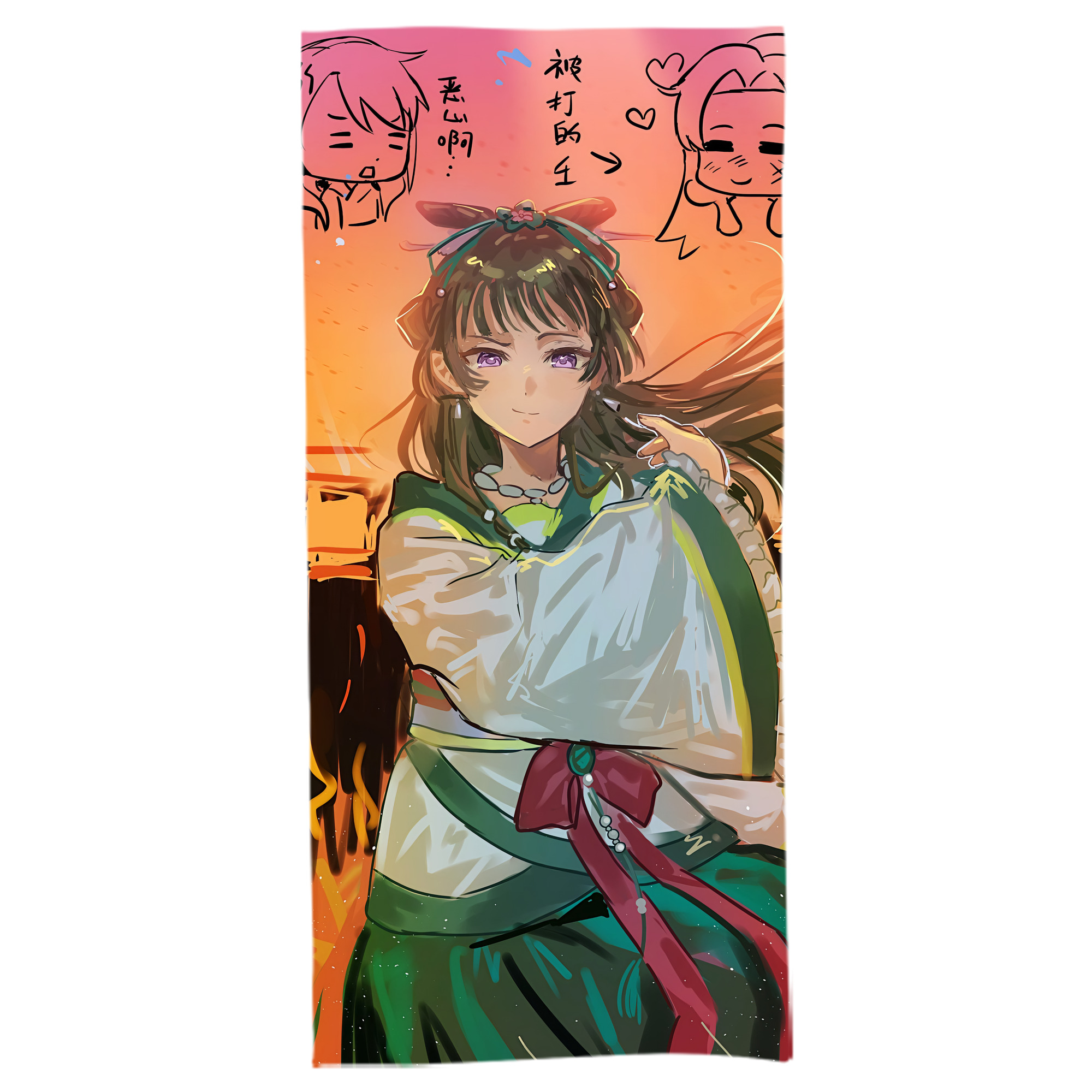 （画像用） 薬屋のひとりごと The Apothecary Diaries 大判バスタオル 70×140cm 吸水速乾 柔らかい肌触り