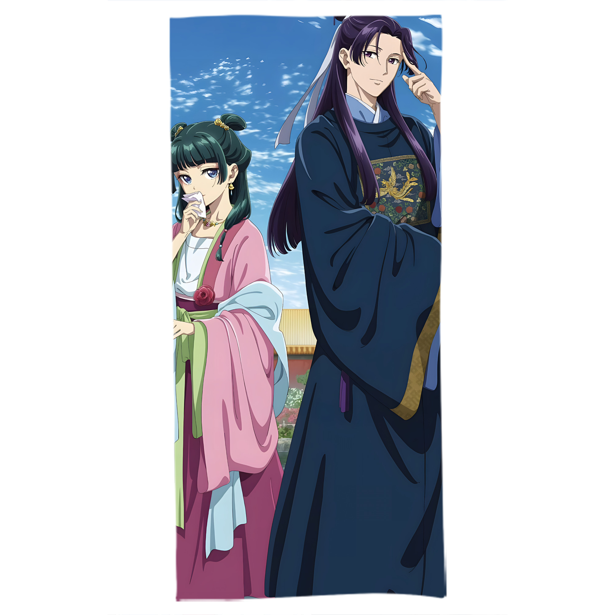 （画像用） 薬屋のひとりごと The Apothecary Diaries 大判バスタオル 70×140cm 吸水速乾 柔らかい肌触り
