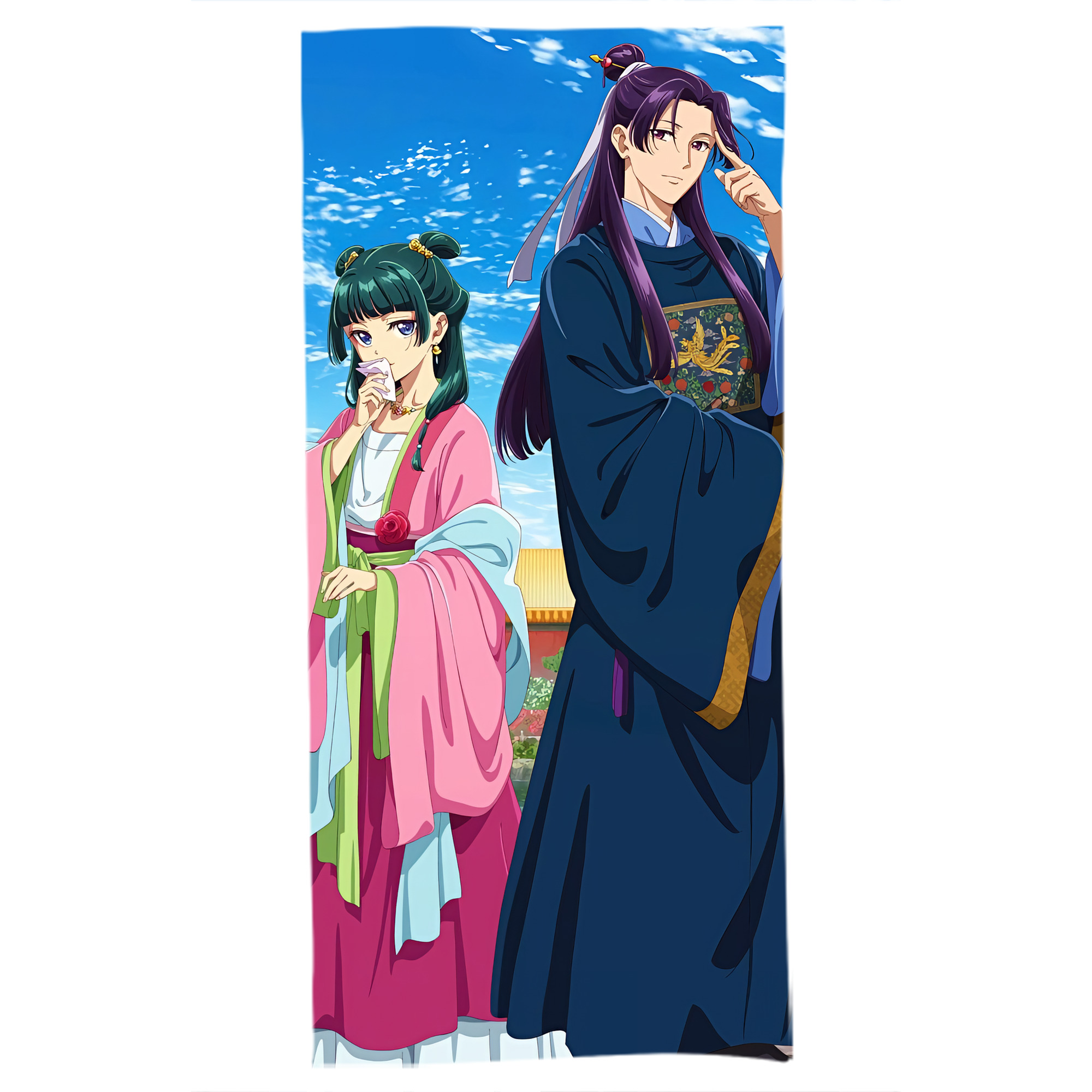 （画像用） 薬屋のひとりごと The Apothecary Diaries 大判バスタオル 70×140cm 吸水速乾 柔らかい肌触り