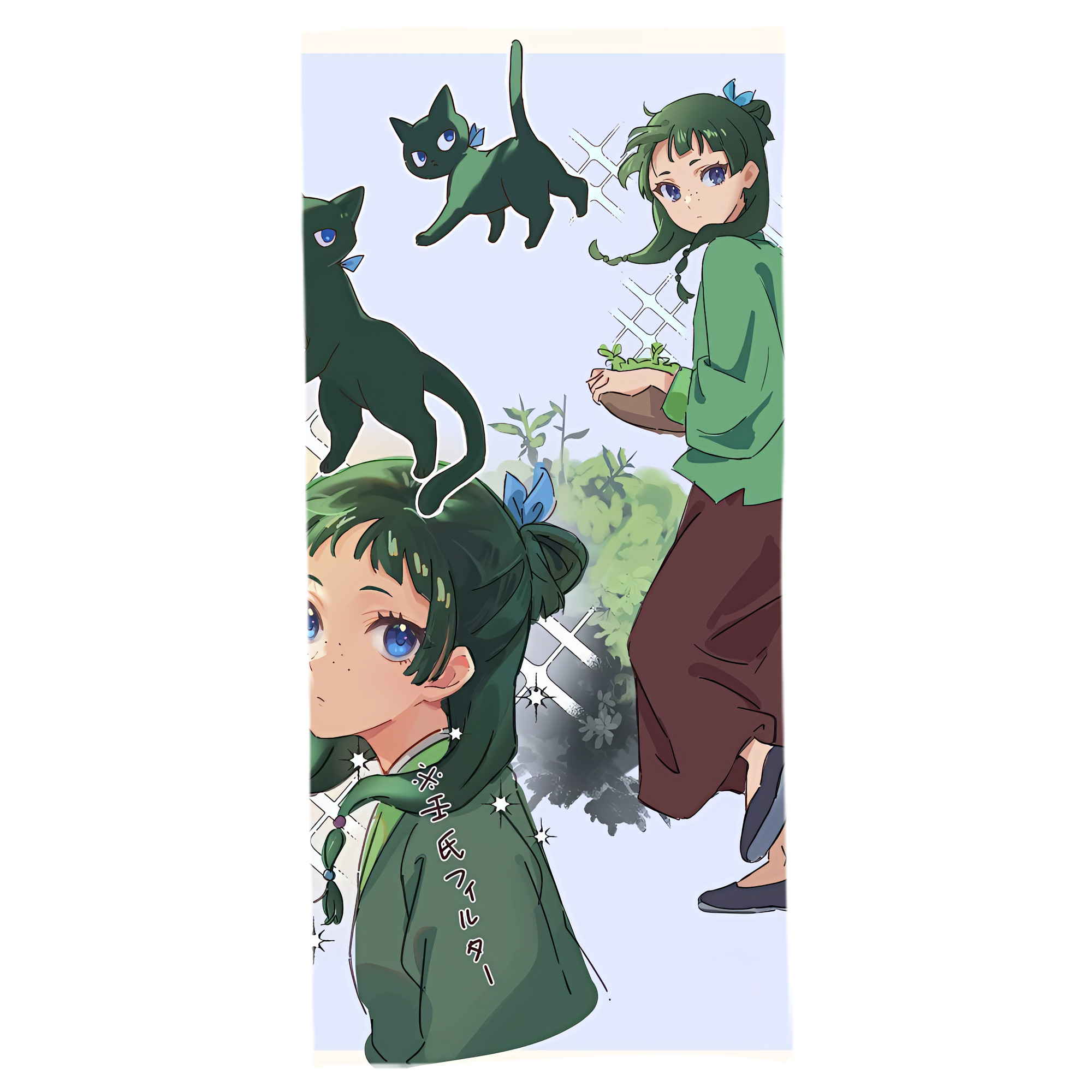 （画像用） 薬屋のひとりごと The Apothecary Diaries 大判バスタオル 70×140cm 吸水速乾 柔らかい肌触り