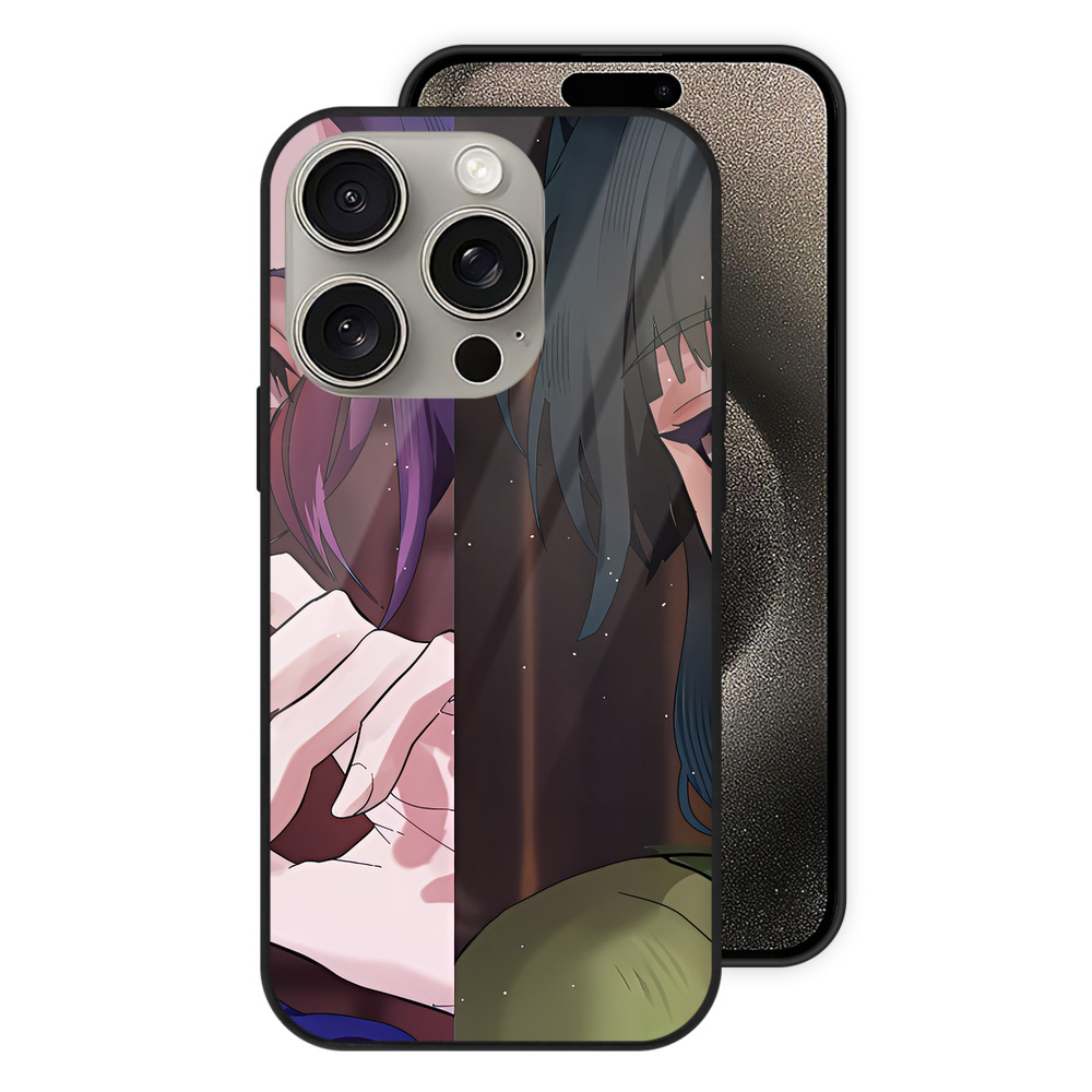 薬屋のひとりごと The Apothecary Diaries 【iPhone15Pro対応】スマホケース 耐衝撃＆黄変防止 背面ガラス