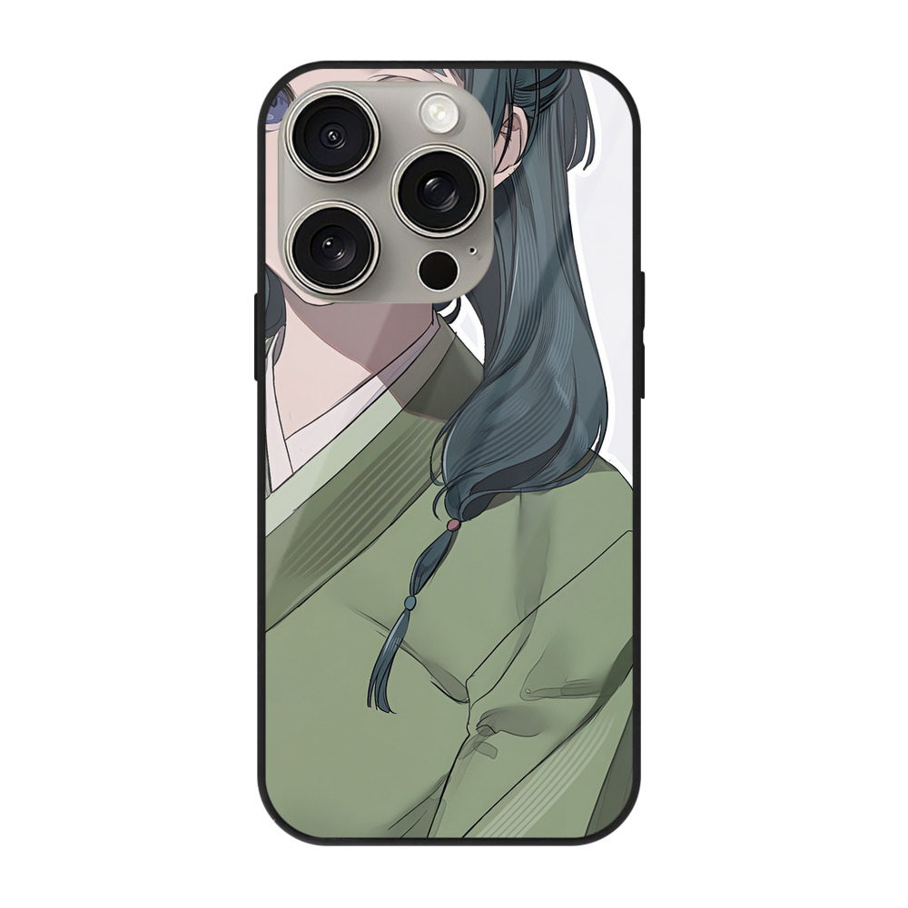 薬屋のひとりごと The Apothecary Diaries 【iPhone15Pro対応】スマホケース 耐衝撃＆黄変防止 背面ガラス