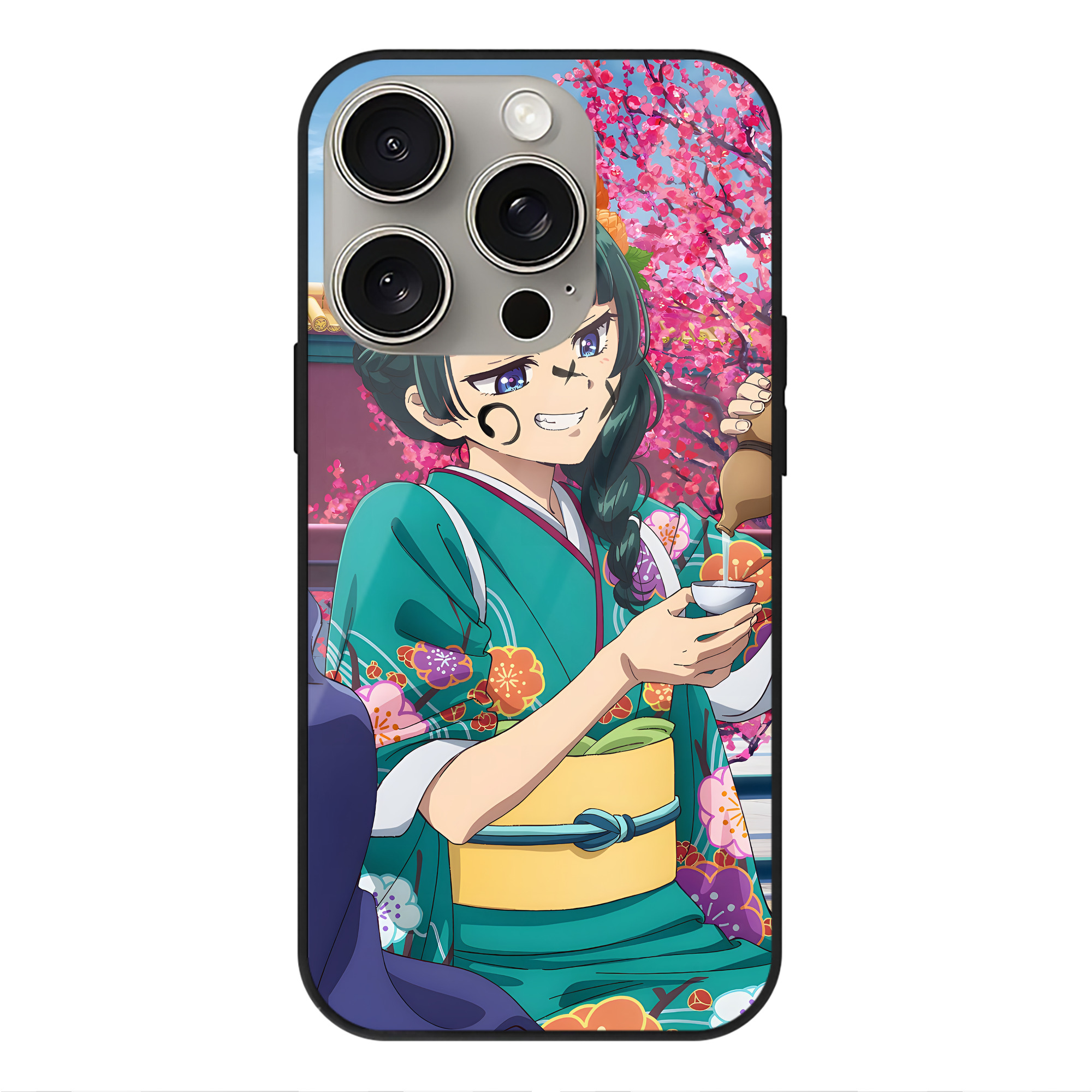 （画像用） 薬屋のひとりごと The Apothecary Diaries 【iPhone15Pro対応】スマホケース 耐衝撃＆黄変防止 背面ガラス