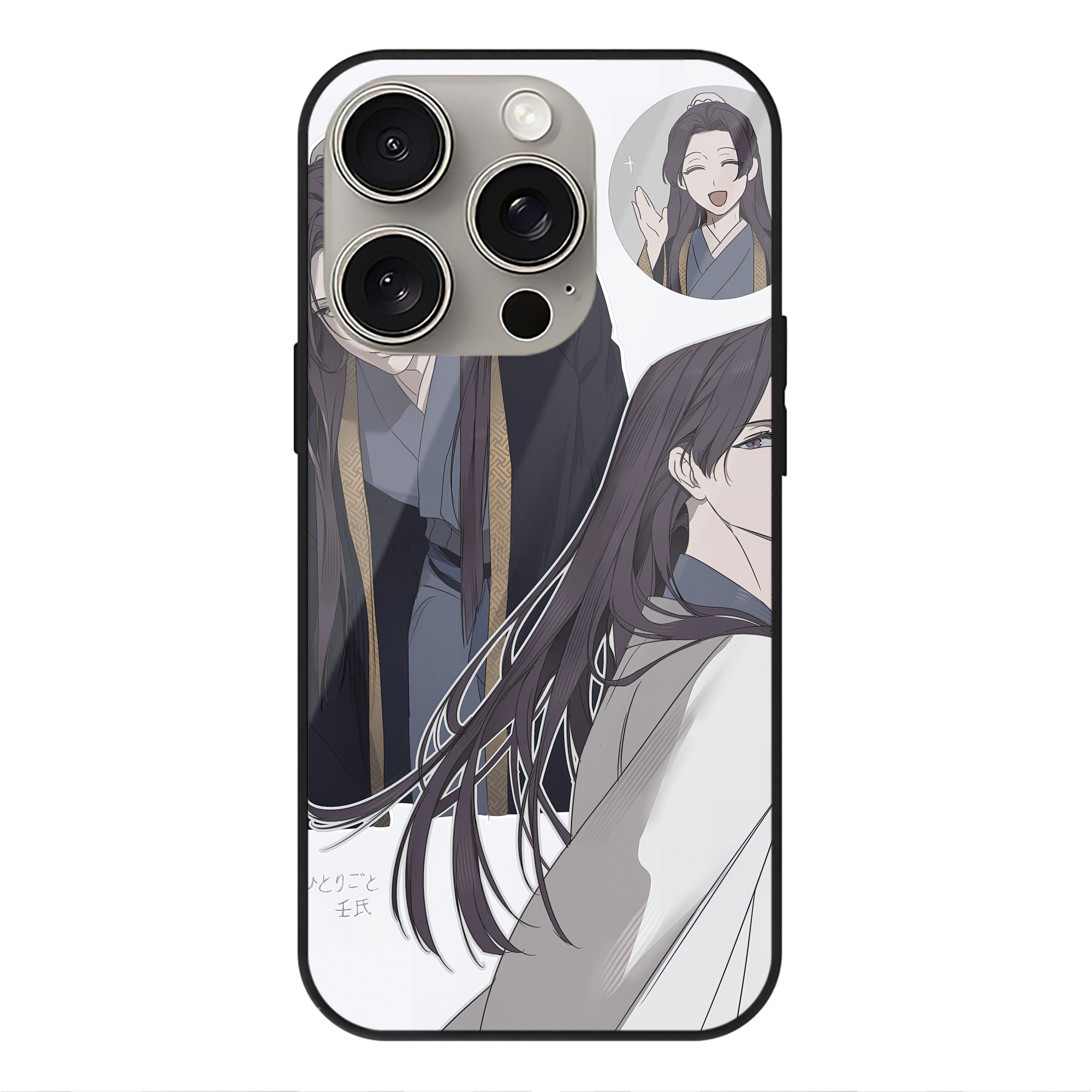 薬屋のひとりごと The Apothecary Diaries 【iPhone15Pro対応】スマホケース 耐衝撃＆黄変防止 背面ガラス