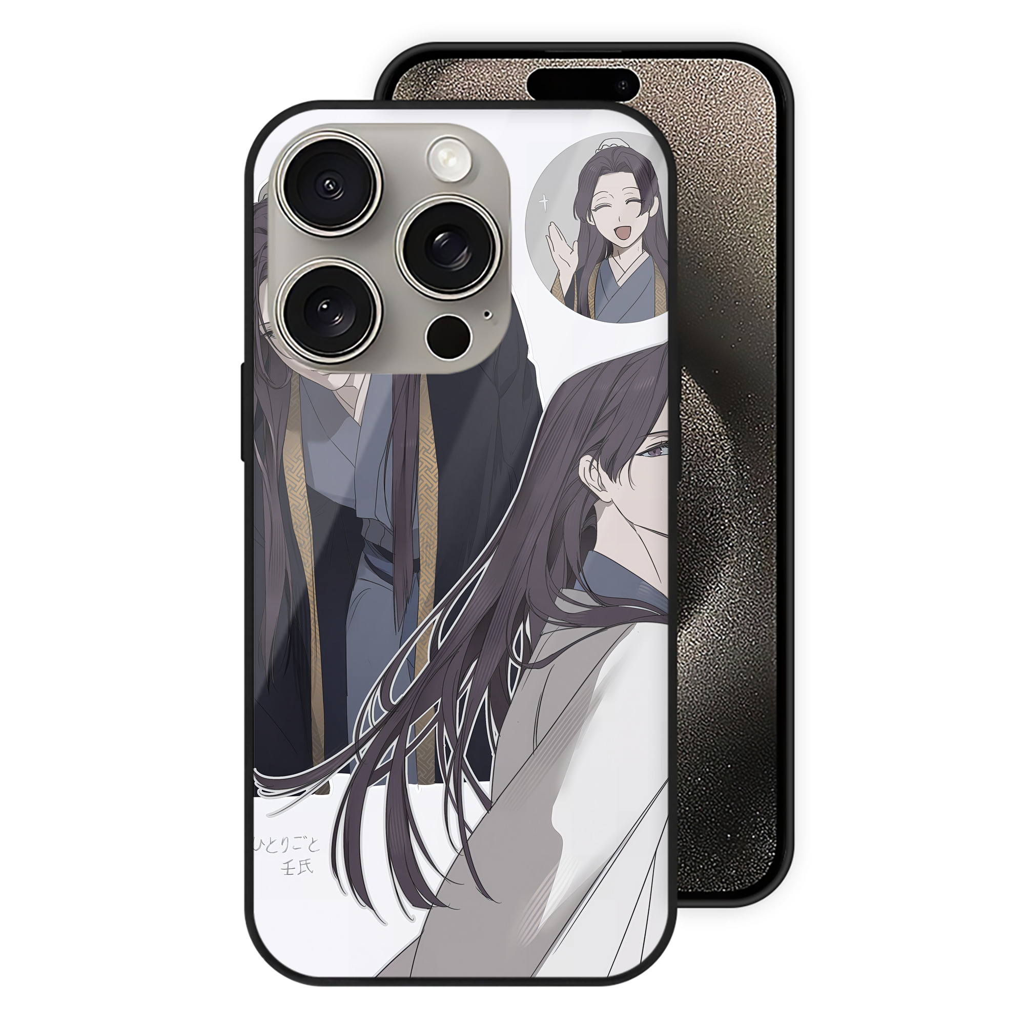 薬屋のひとりごと The Apothecary Diaries 【iPhone15Pro対応】スマホケース 耐衝撃＆黄変防止 背面ガラス