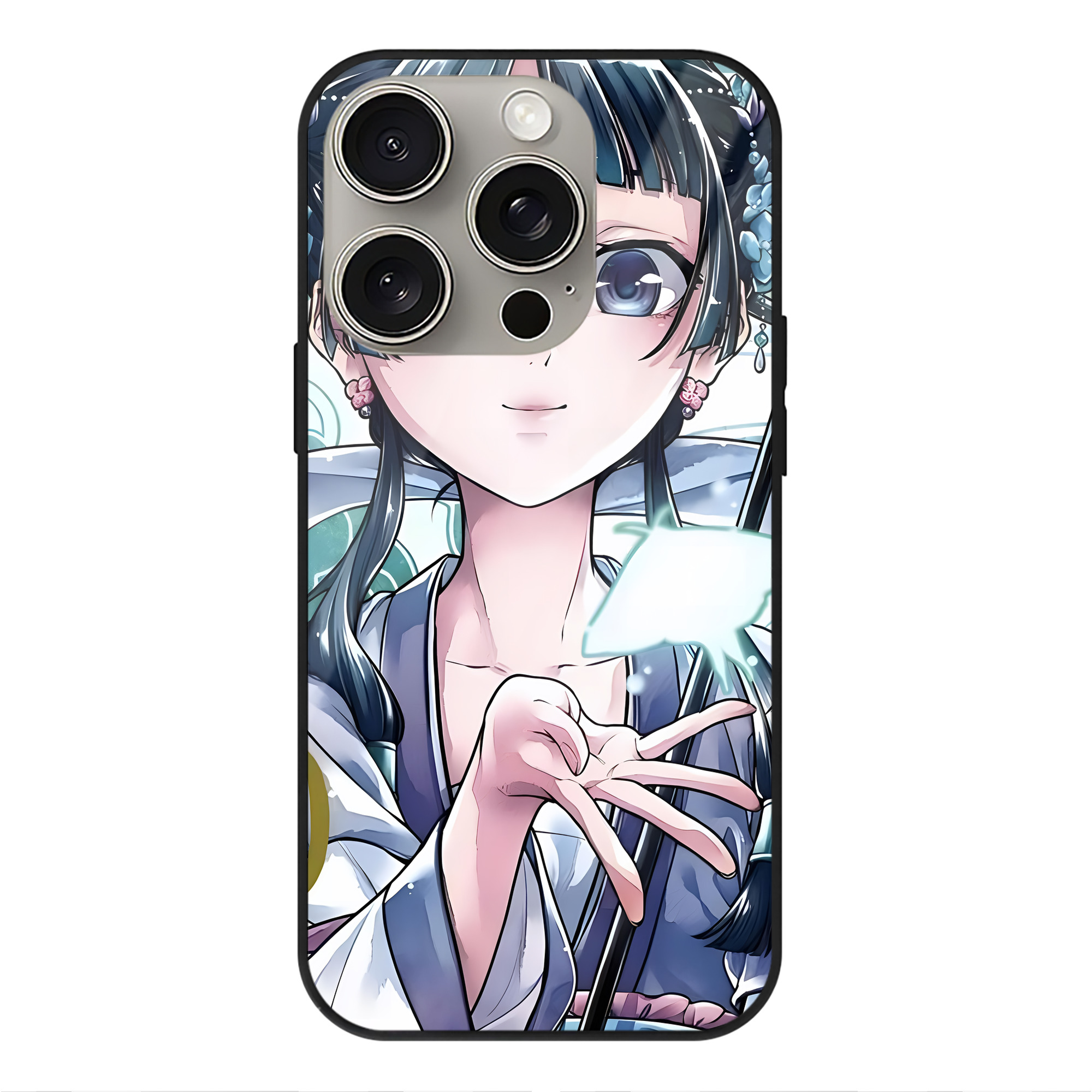 薬屋のひとりごと The Apothecary Diaries 【iPhone15Pro対応】スマホケース 耐衝撃＆黄変防止 背面ガラス