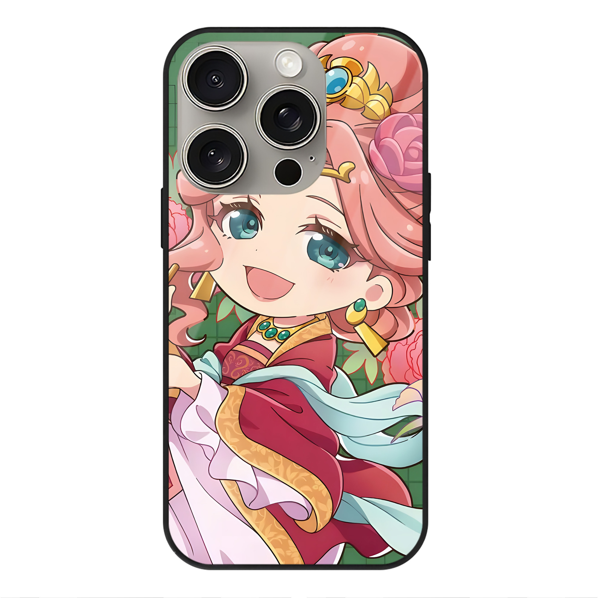 薬屋のひとりごと The Apothecary Diaries 【iPhone15Pro対応】スマホケース 耐衝撃＆黄変防止 背面ガラス