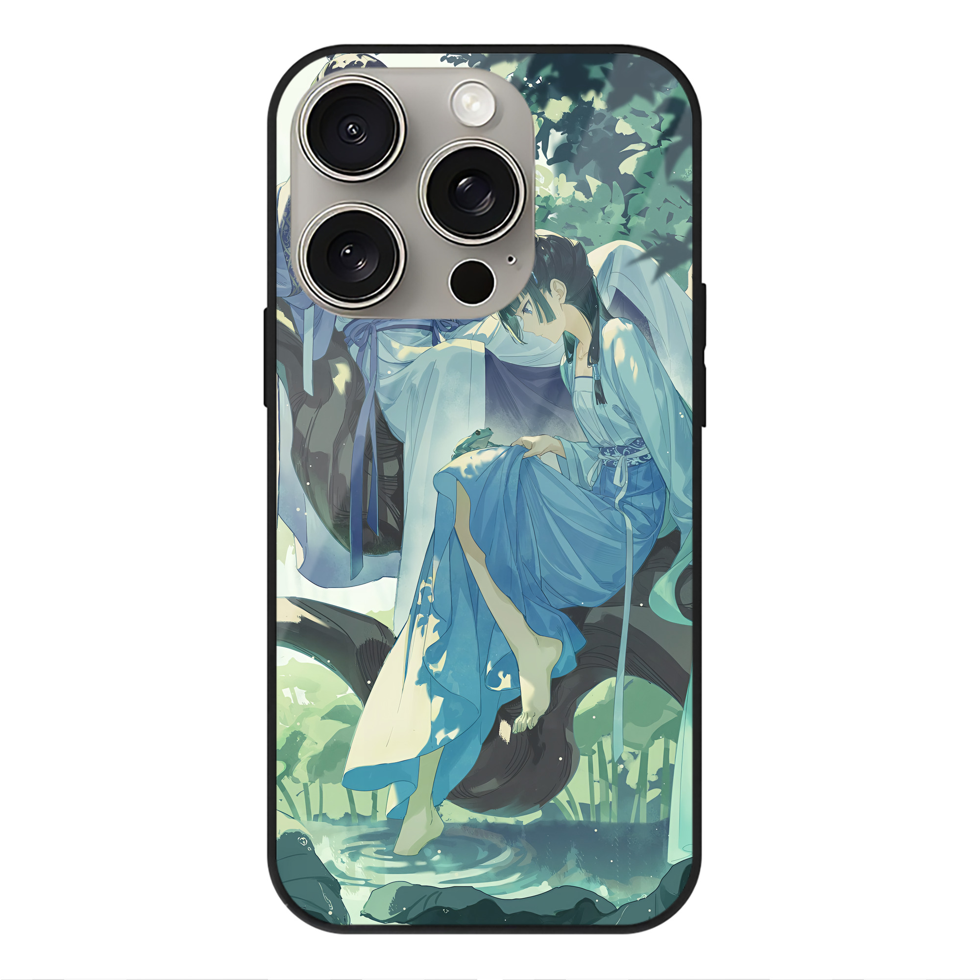 （画像用） 薬屋のひとりごと The Apothecary Diaries 【iPhone15Pro対応】スマホケース 耐衝撃＆黄変防止 背面ガラス