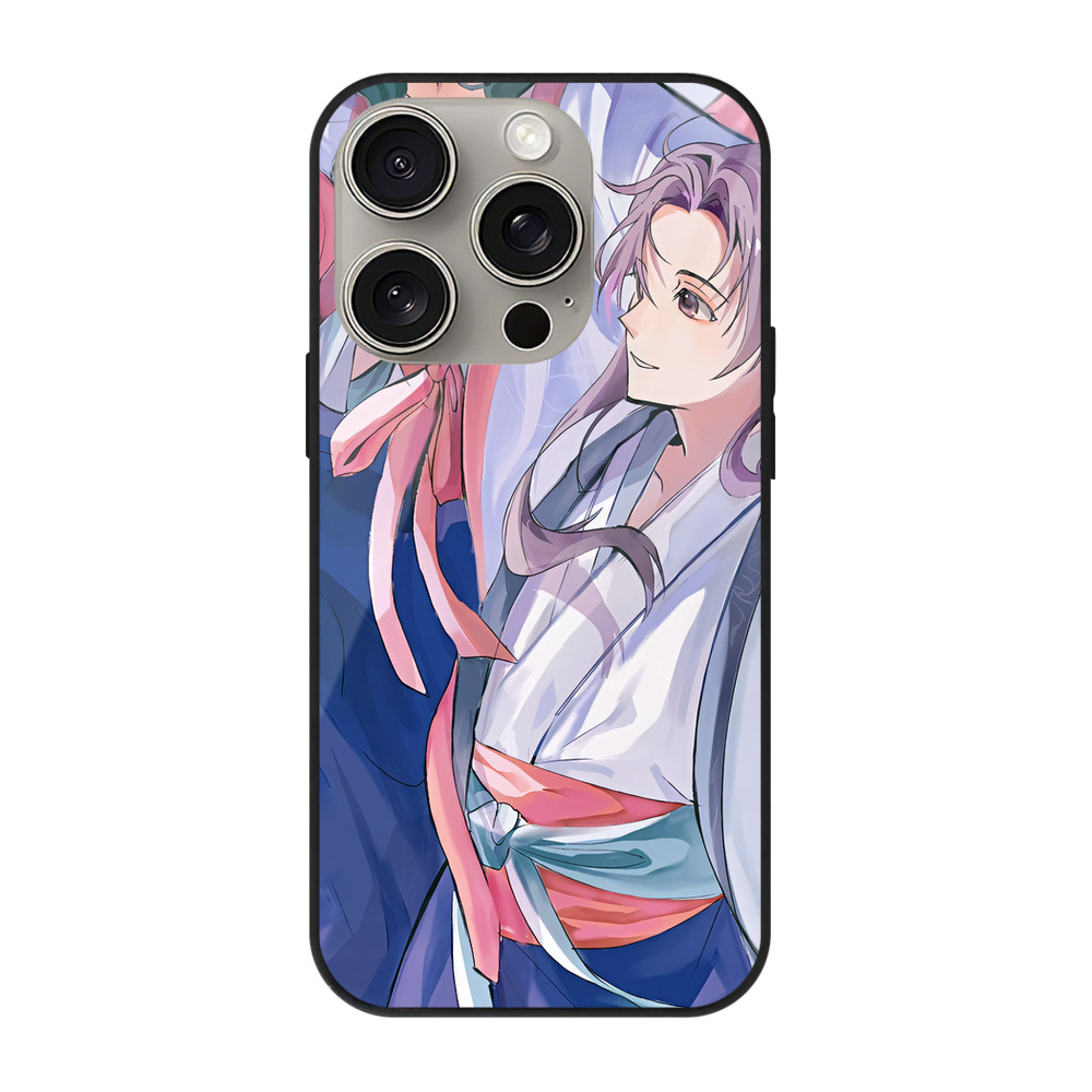 （画像用） 薬屋のひとりごと The Apothecary Diaries 【iPhone15Pro対応】スマホケース 耐衝撃＆黄変防止 背面ガラス