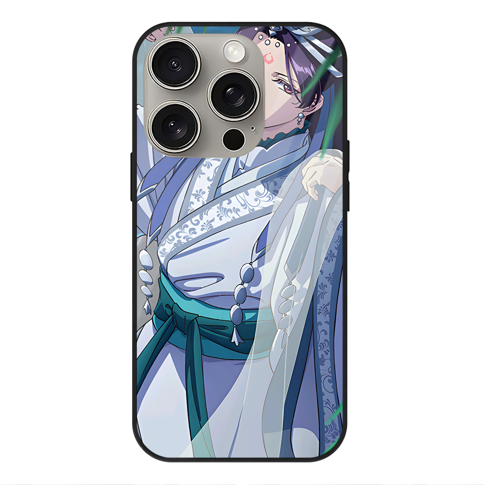 （画像用） 薬屋のひとりごと The Apothecary Diaries 【iPhone15Pro対応】スマホケース 耐衝撃＆黄変防止 背面ガラス