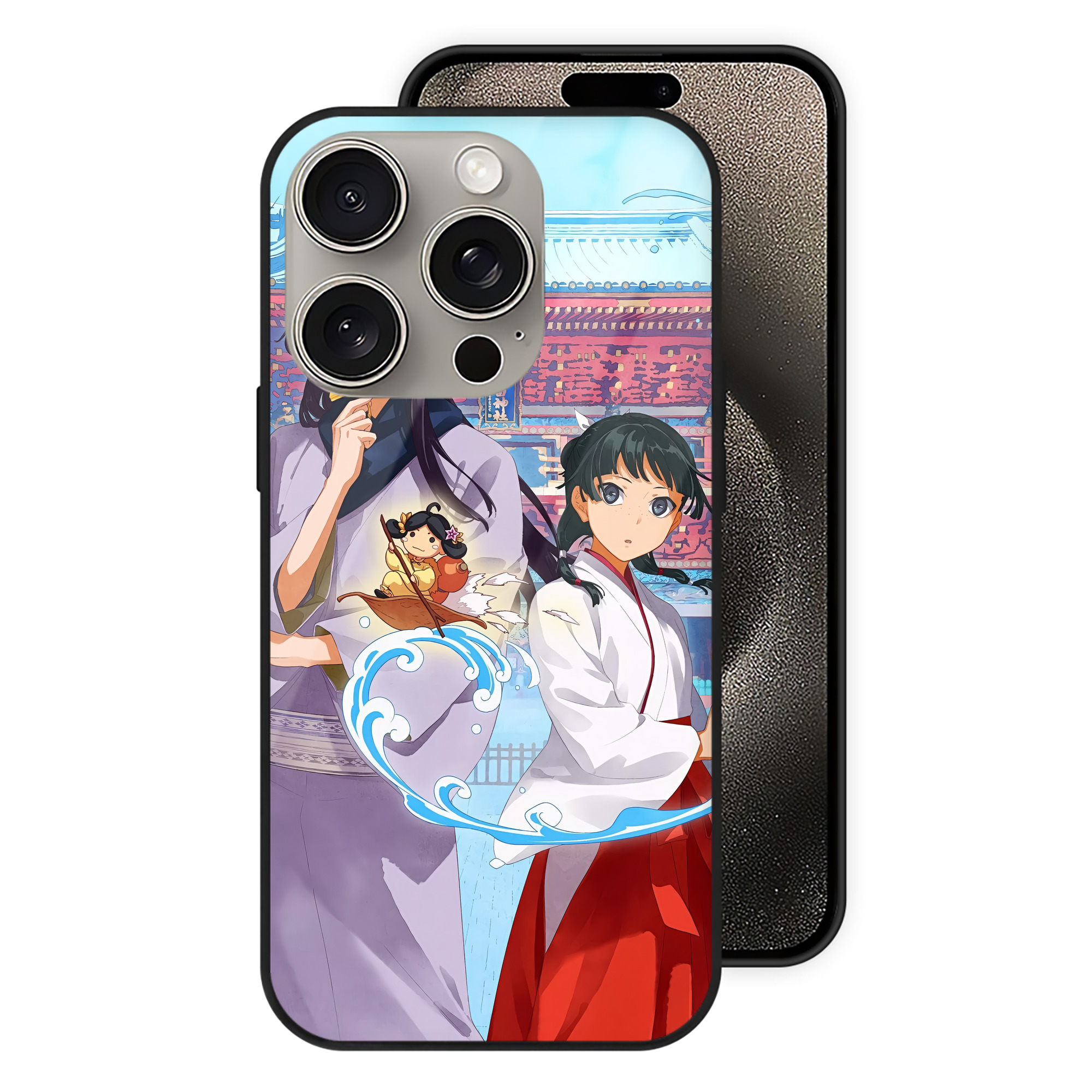 薬屋のひとりごと The Apothecary Diaries 【iPhone15Pro対応】スマホケース 耐衝撃＆黄変防止 背面ガラス