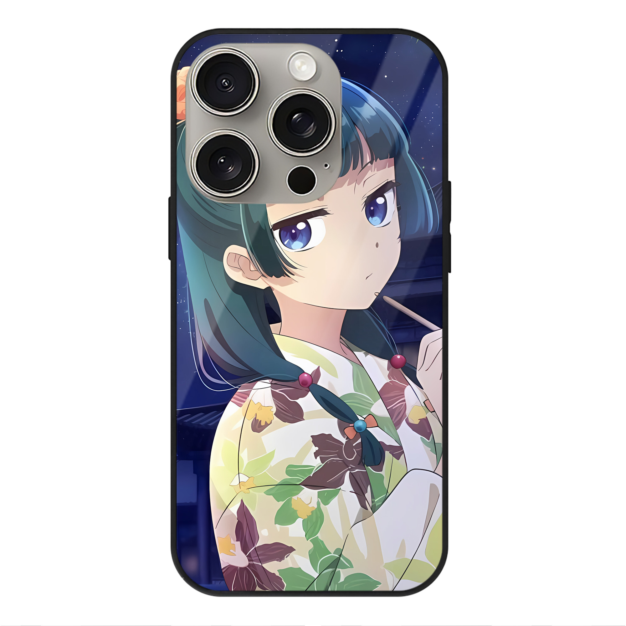 薬屋のひとりごと The Apothecary Diaries 【iPhone15Pro対応】スマホケース 耐衝撃＆黄変防止 背面ガラス