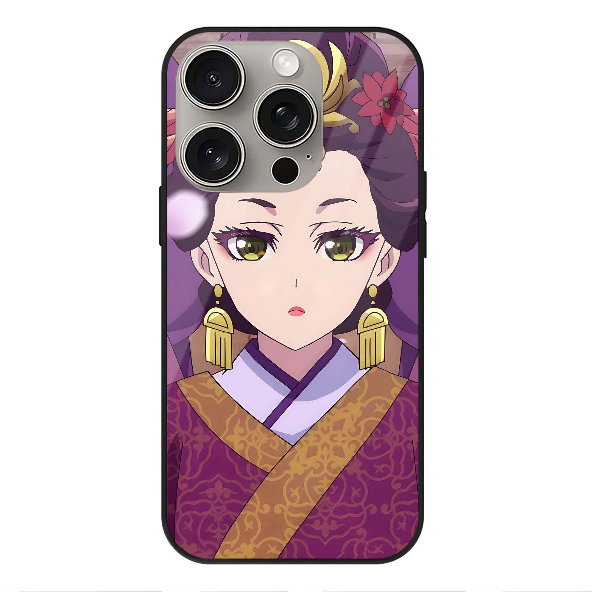 薬屋のひとりごと The Apothecary Diaries 【iPhone15Pro対応】スマホケース 耐衝撃＆黄変防止 背面ガラス