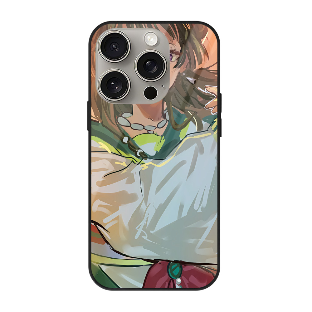 薬屋のひとりごと The Apothecary Diaries 【iPhone15Pro対応】スマホケース 耐衝撃＆黄変防止 背面ガラス
