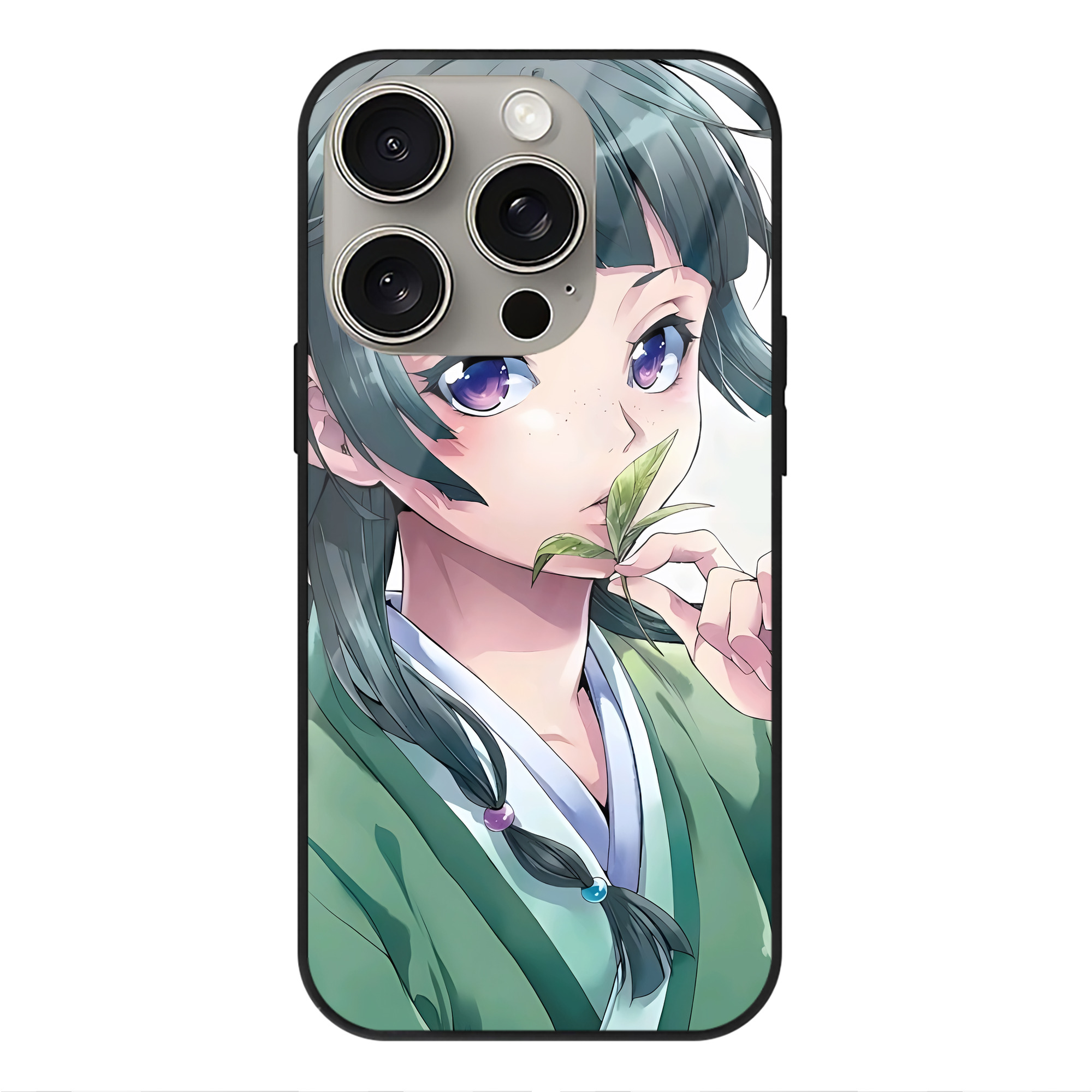 薬屋のひとりごと The Apothecary Diaries 【iPhone15Pro対応】スマホケース 耐衝撃＆黄変防止 背面ガラス