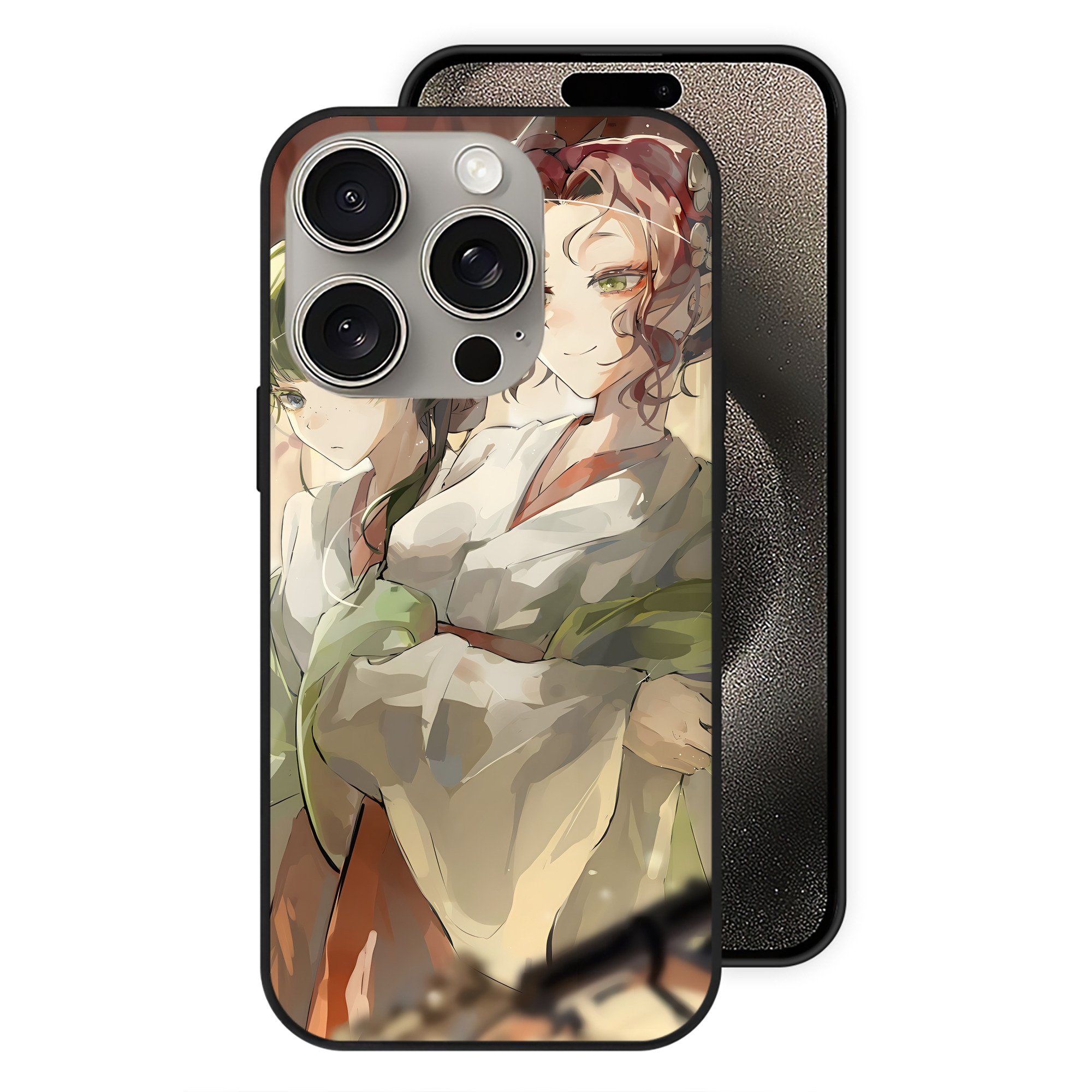 薬屋のひとりごと The Apothecary Diaries 【iPhone15Pro対応】スマホケース 耐衝撃＆黄変防止 背面ガラス
