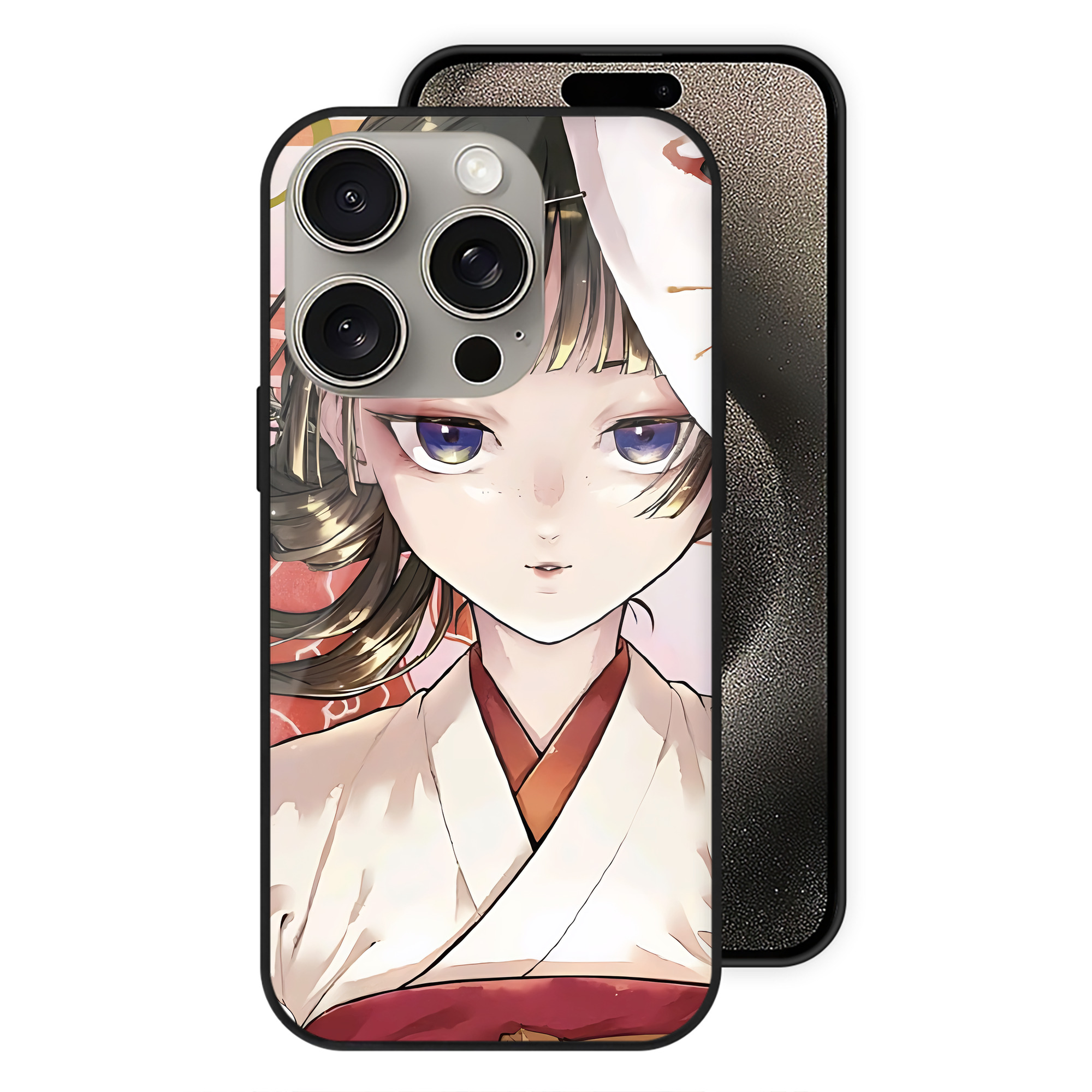 薬屋のひとりごと The Apothecary Diaries 【iPhone15Pro対応】スマホケース 耐衝撃＆黄変防止 背面ガラス