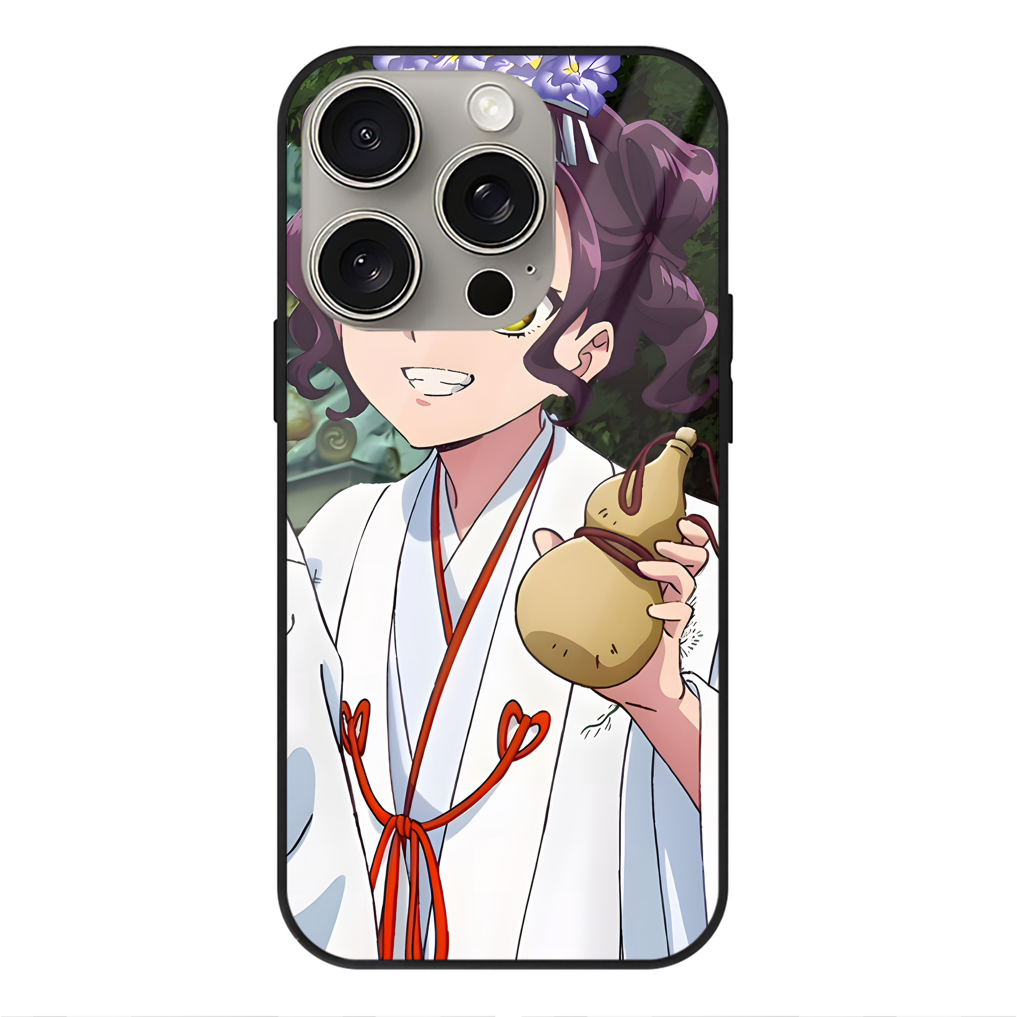 薬屋のひとりごと The Apothecary Diaries 【iPhone15Pro対応】スマホケース 耐衝撃＆黄変防止 背面ガラス