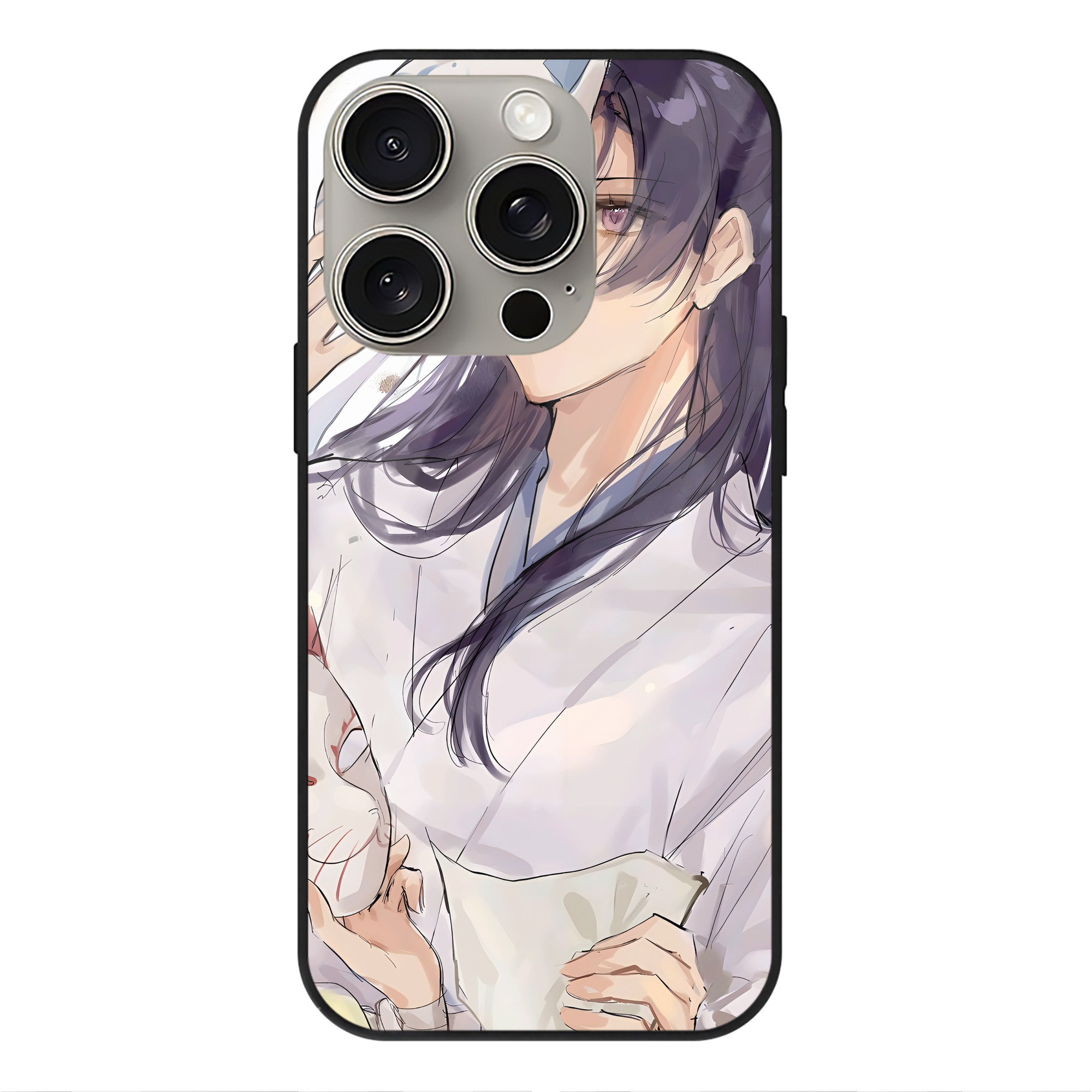 薬屋のひとりごと The Apothecary Diaries 【iPhone15Pro対応】スマホケース 耐衝撃＆黄変防止 背面ガラス