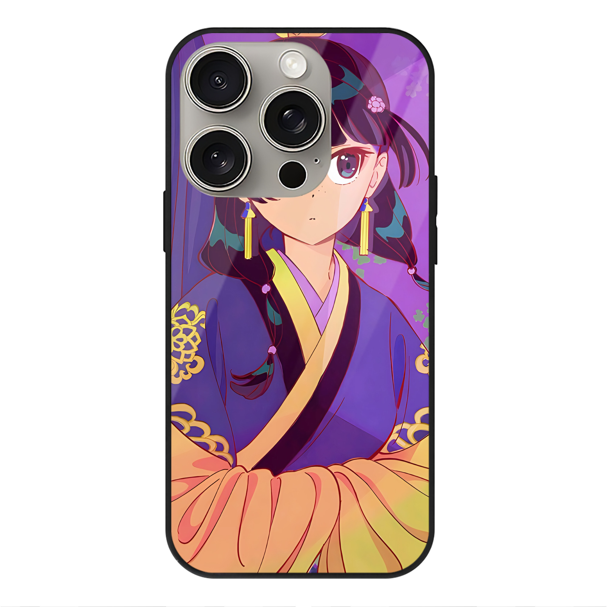 薬屋のひとりごと The Apothecary Diaries 【iPhone15Pro対応】スマホケース 耐衝撃＆黄変防止 背面ガラス
