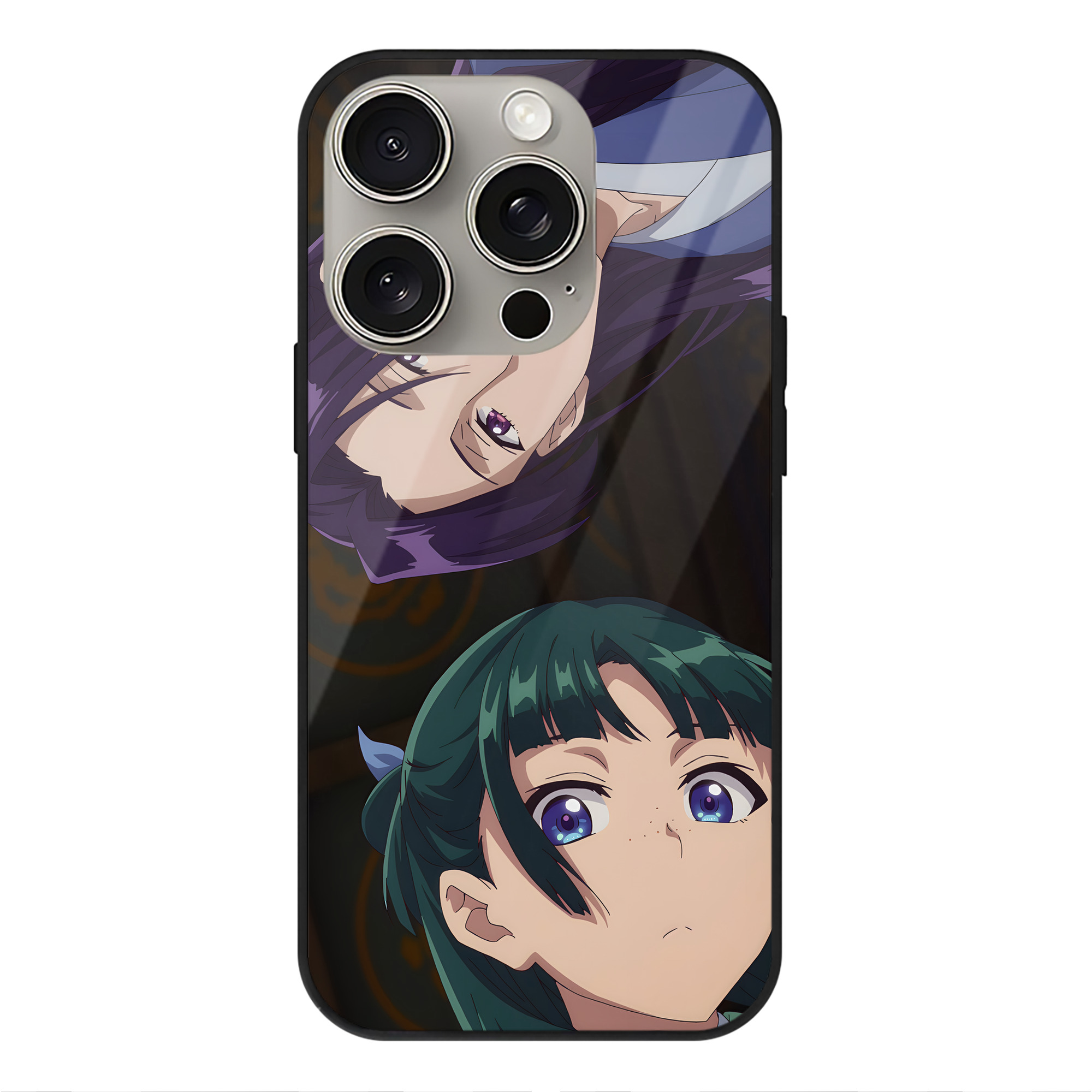 薬屋のひとりごと The Apothecary Diaries 【iPhone15Pro対応】スマホケース 耐衝撃＆黄変防止 背面ガラス