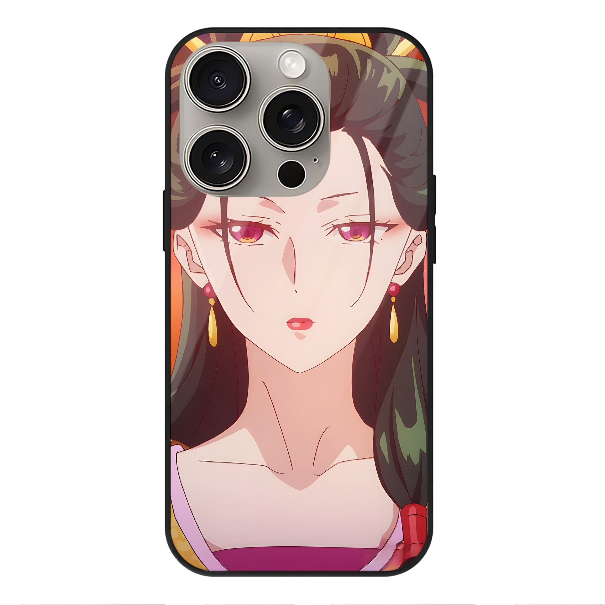 （画像用） 薬屋のひとりごと The Apothecary Diaries 【iPhone15Pro対応】スマホケース 耐衝撃＆黄変防止 背面ガラス