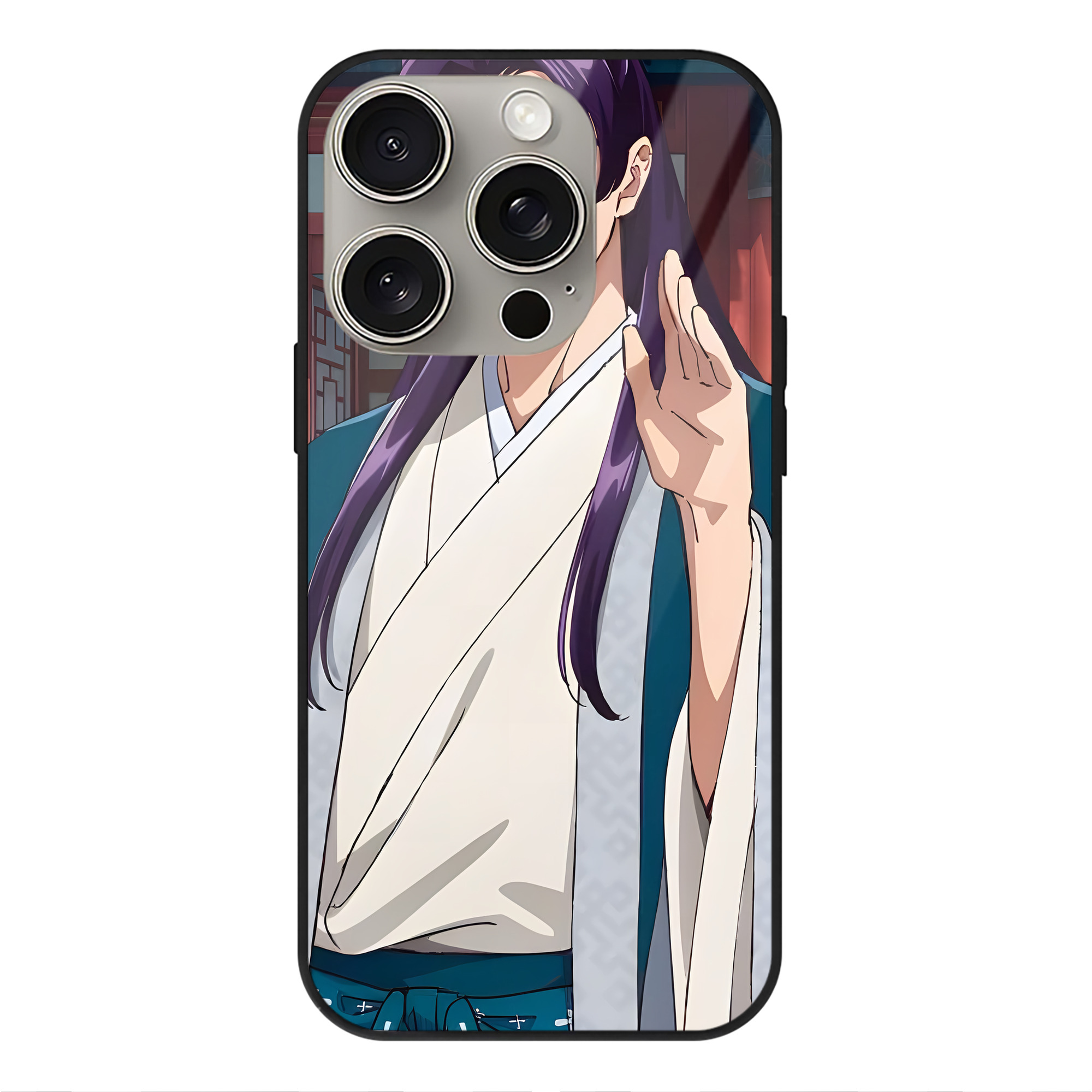 薬屋のひとりごと The Apothecary Diaries 【iPhone15Pro対応】スマホケース 耐衝撃＆黄変防止 背面ガラス