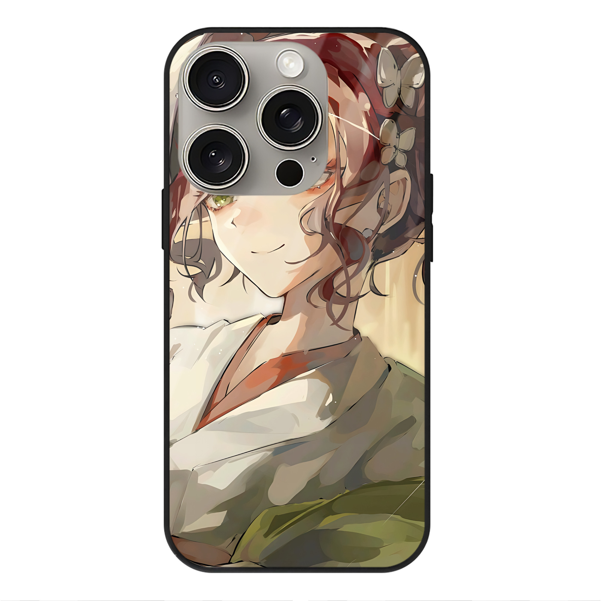 薬屋のひとりごと The Apothecary Diaries 【iPhone15Pro対応】スマホケース 耐衝撃＆黄変防止 背面ガラス
