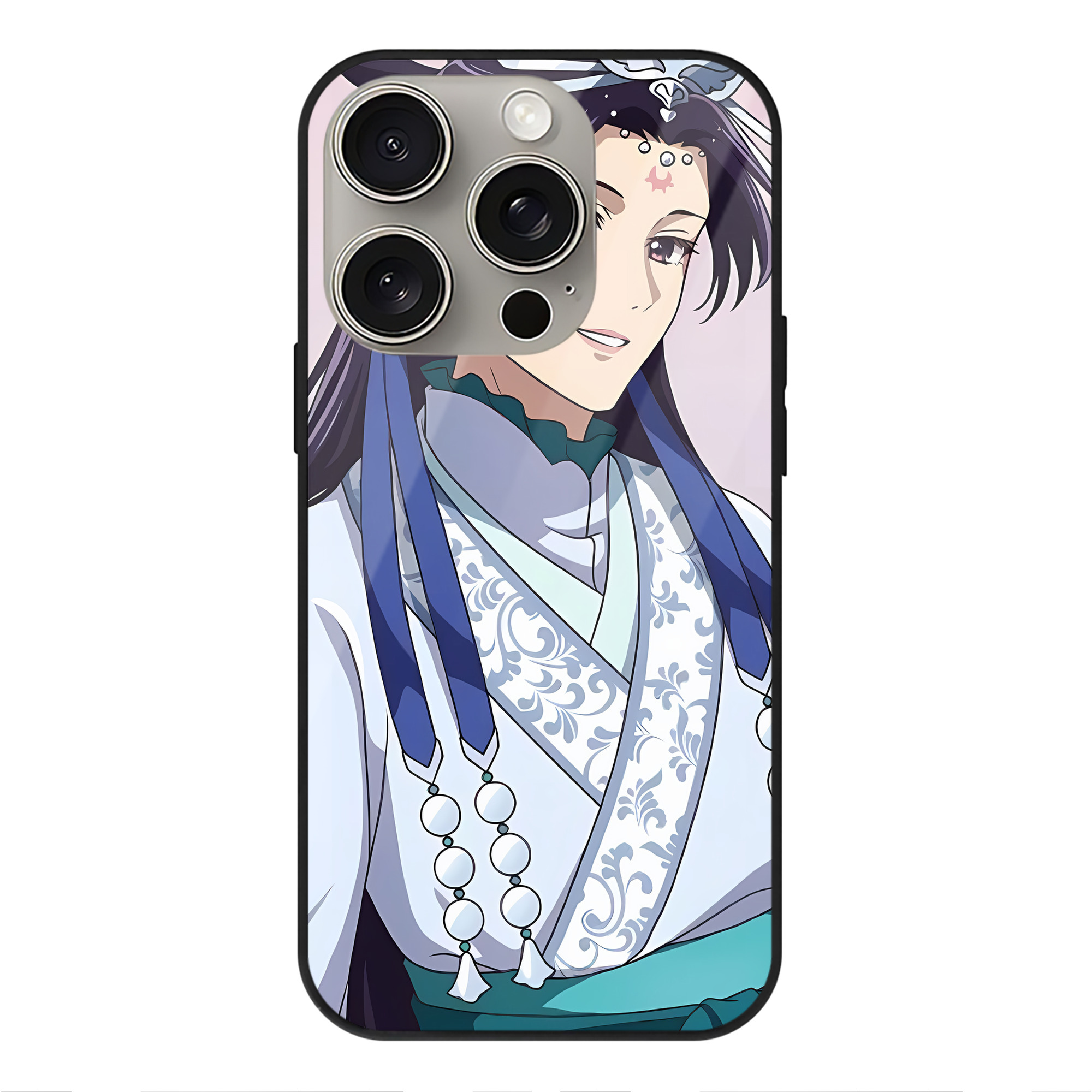 薬屋のひとりごと The Apothecary Diaries 【iPhone15Pro対応】スマホケース 耐衝撃＆黄変防止 背面ガラス