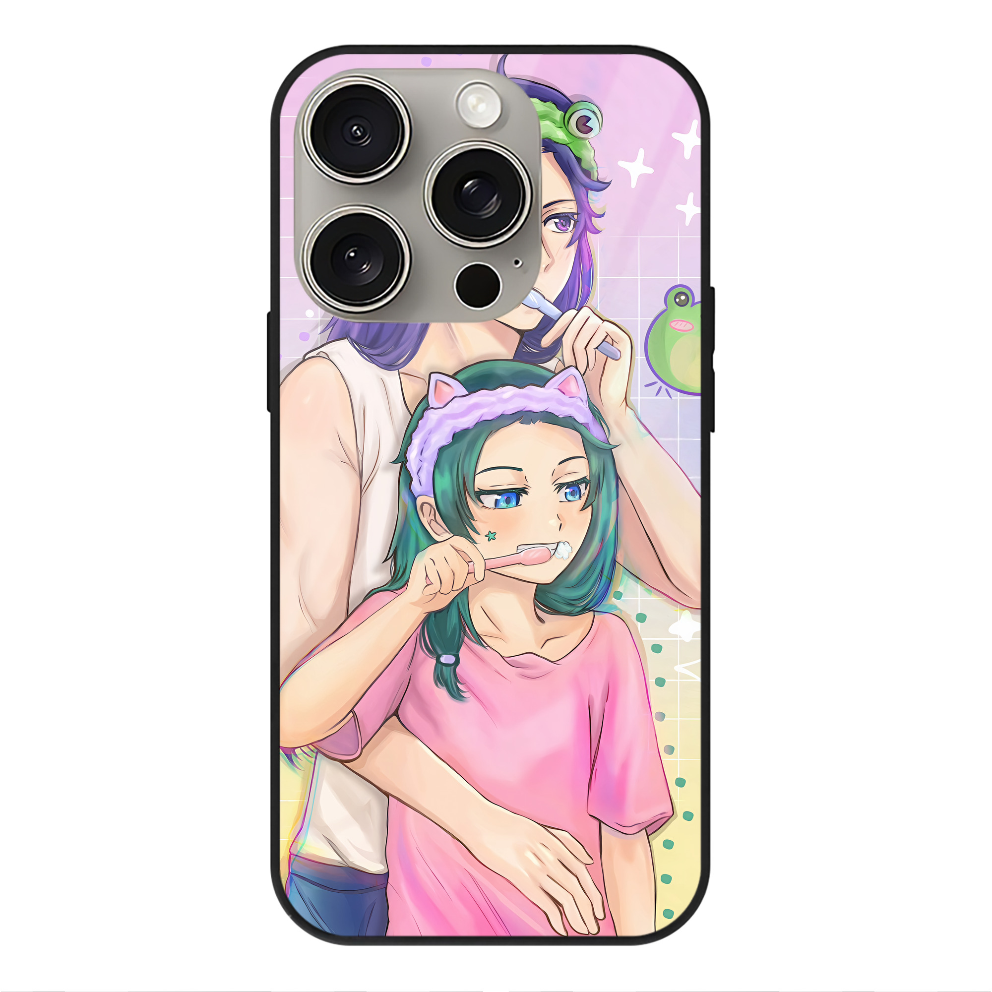 薬屋のひとりごと The Apothecary Diaries 【iPhone15Pro対応】スマホケース 耐衝撃＆黄変防止 背面ガラス