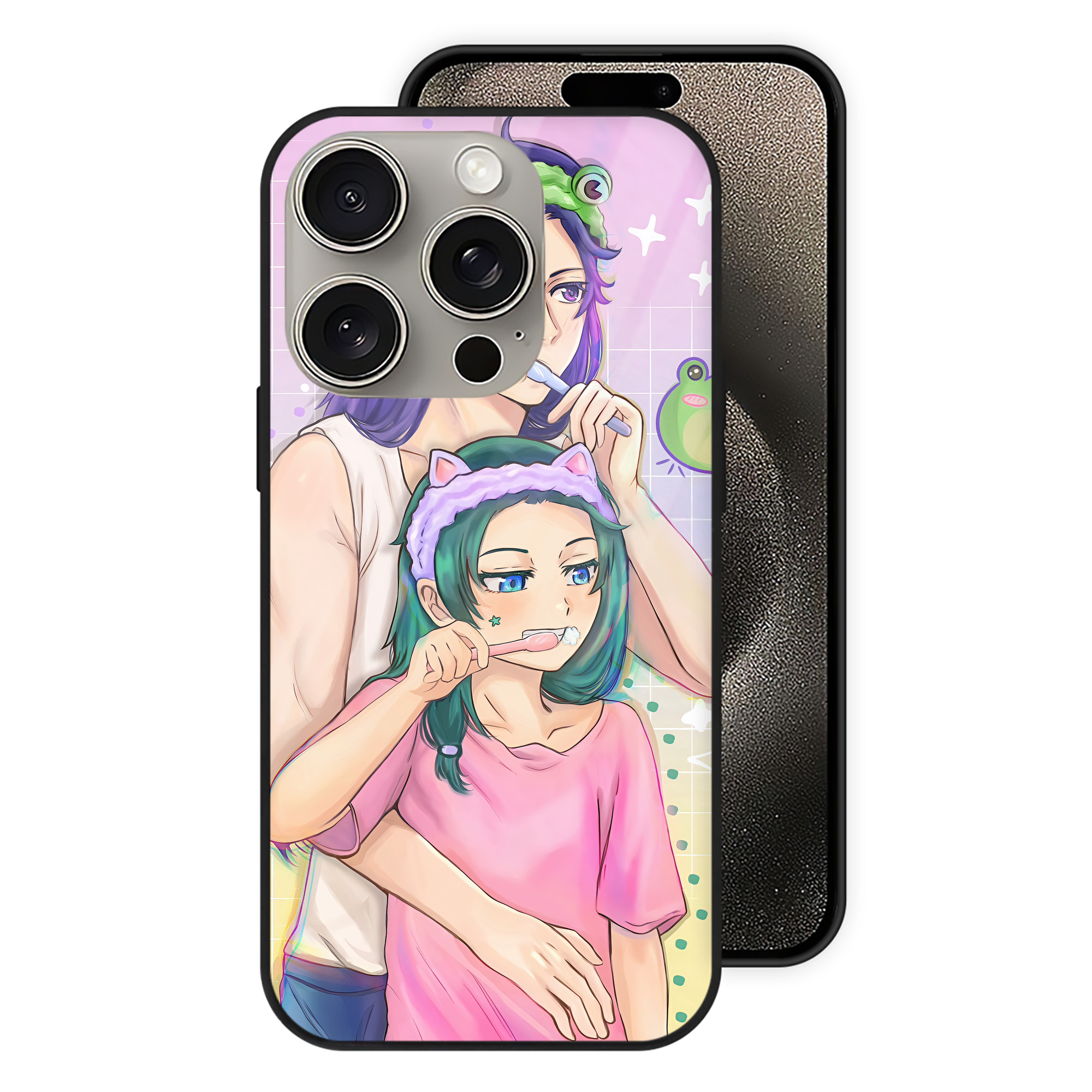 薬屋のひとりごと The Apothecary Diaries 【iPhone15Pro対応】スマホケース 耐衝撃＆黄変防止 背面ガラス
