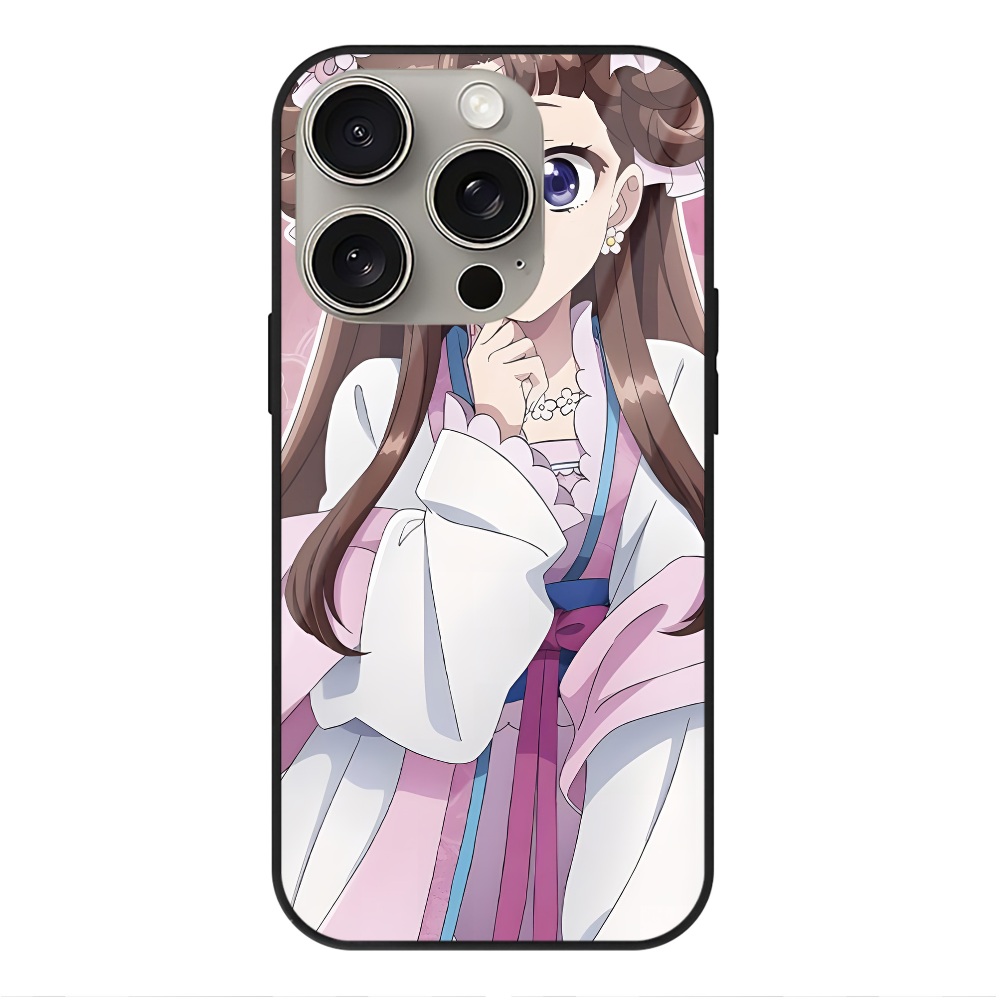 薬屋のひとりごと The Apothecary Diaries 【iPhone15Pro対応】スマホケース 耐衝撃＆黄変防止 背面ガラス