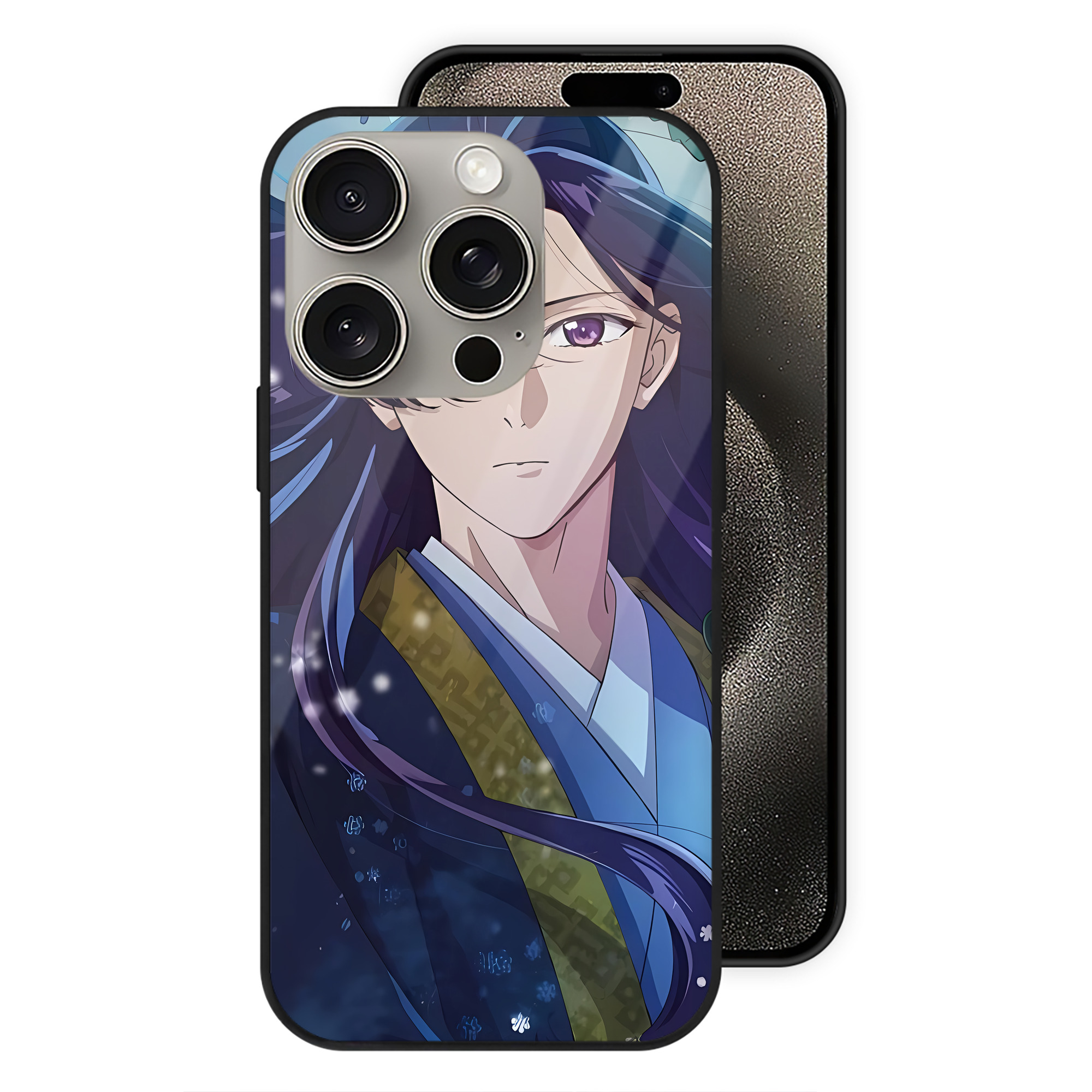 （画像用） 薬屋のひとりごと The Apothecary Diaries 【iPhone15Pro対応】スマホケース 耐衝撃＆黄変防止 背面ガラス