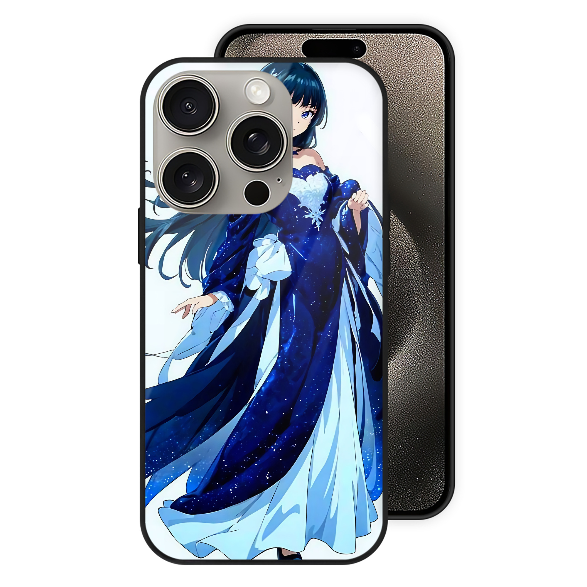 薬屋のひとりごと The Apothecary Diaries 【iPhone15Pro対応】スマホケース 耐衝撃＆黄変防止 背面ガラス