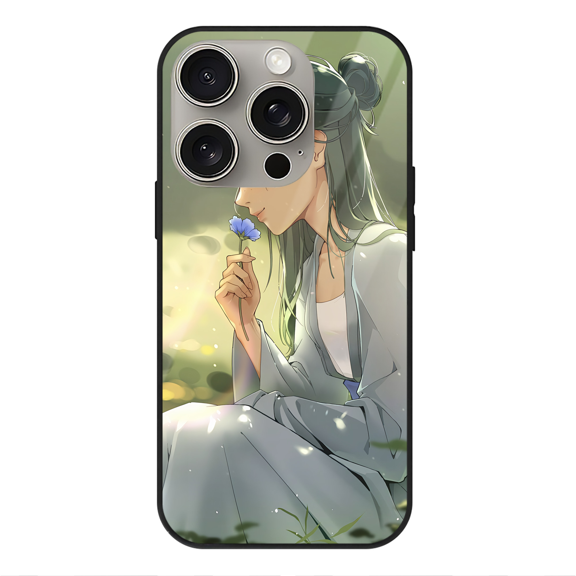 （画像用） 薬屋のひとりごと The Apothecary Diaries 【iPhone15Pro対応】スマホケース 耐衝撃＆黄変防止 背面ガラス