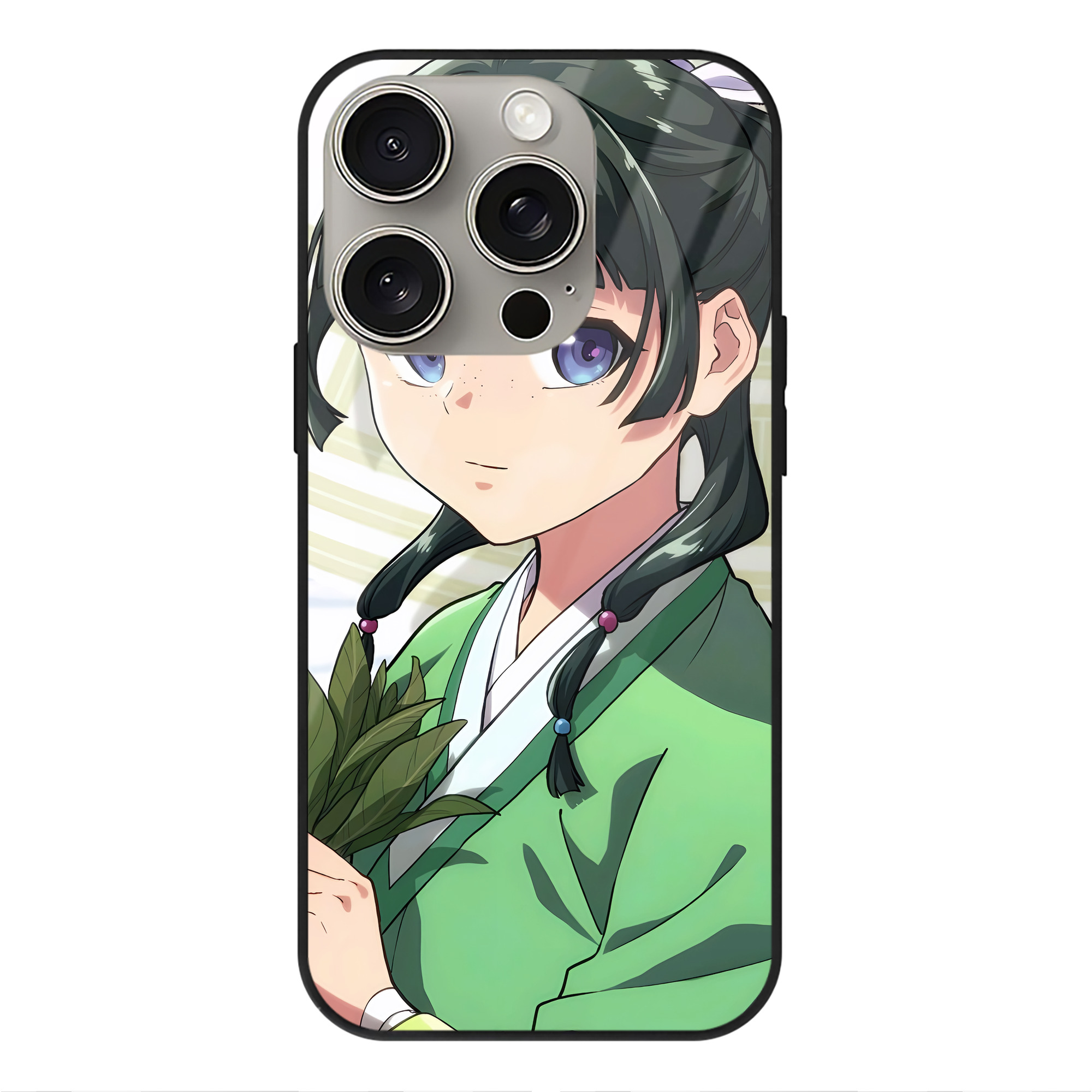 （画像用） 薬屋のひとりごと The Apothecary Diaries 【iPhone15Pro対応】スマホケース 耐衝撃＆黄変防止 背面ガラス