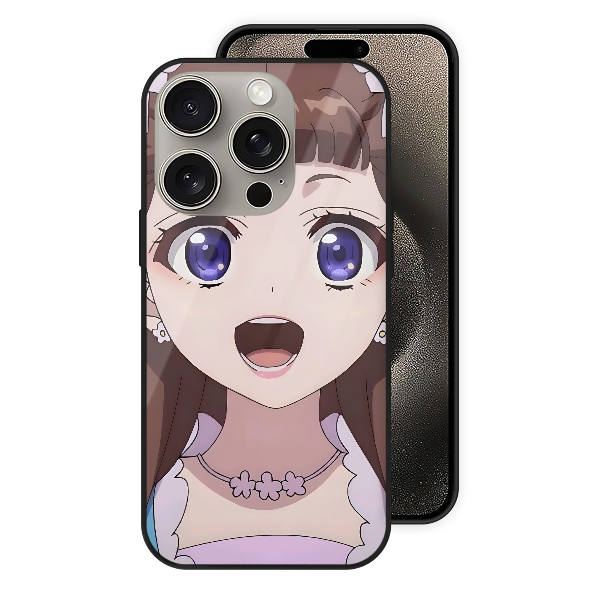 （画像用） 薬屋のひとりごと The Apothecary Diaries 【iPhone15Pro対応】スマホケース 耐衝撃＆黄変防止 背面ガラス