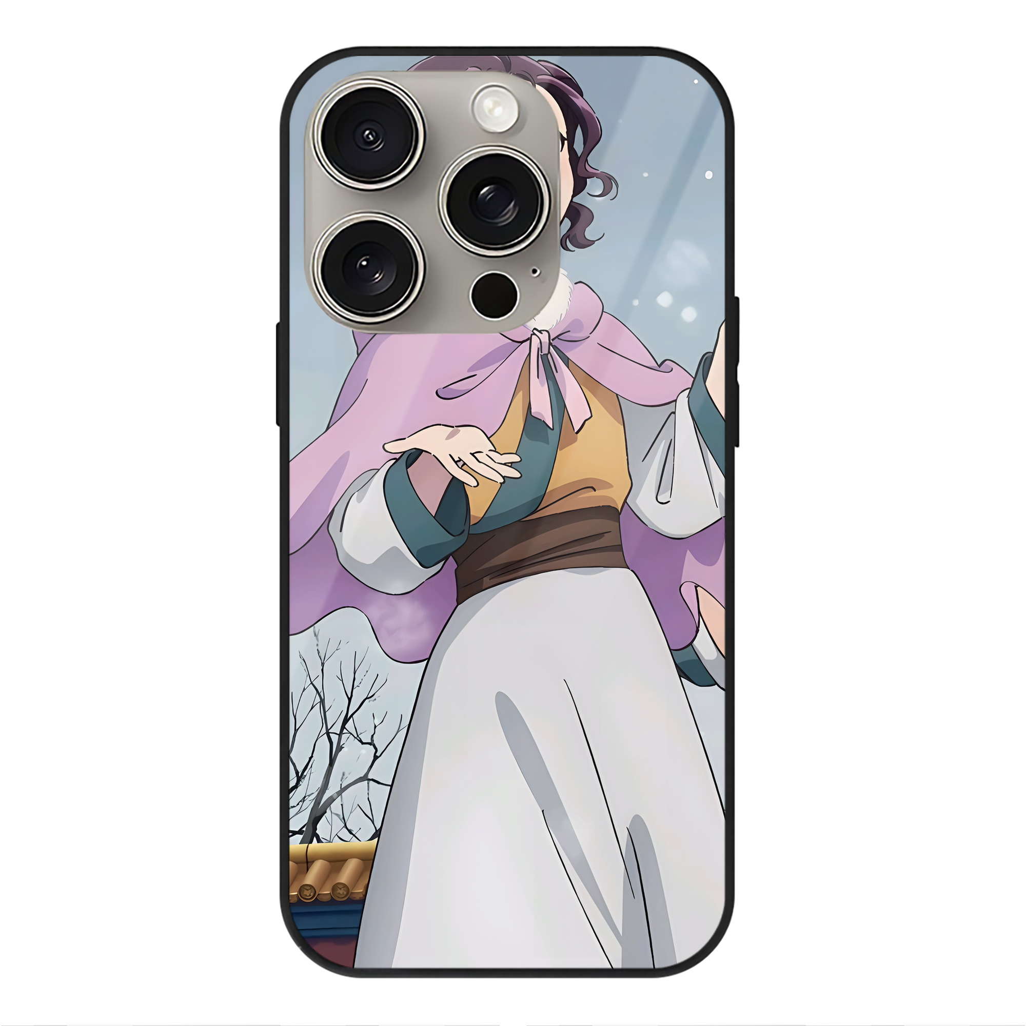 （画像用） 薬屋のひとりごと The Apothecary Diaries 【iPhone15Pro対応】スマホケース 耐衝撃＆黄変防止 背面ガラス