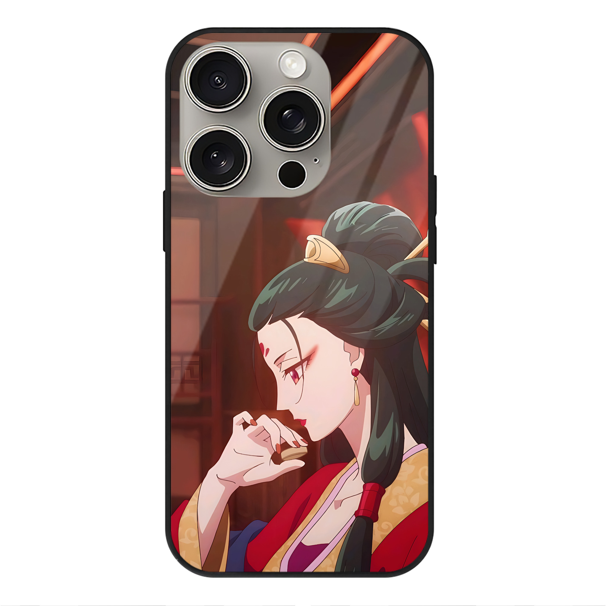 薬屋のひとりごと The Apothecary Diaries 【iPhone15Pro対応】スマホケース 耐衝撃＆黄変防止 背面ガラス