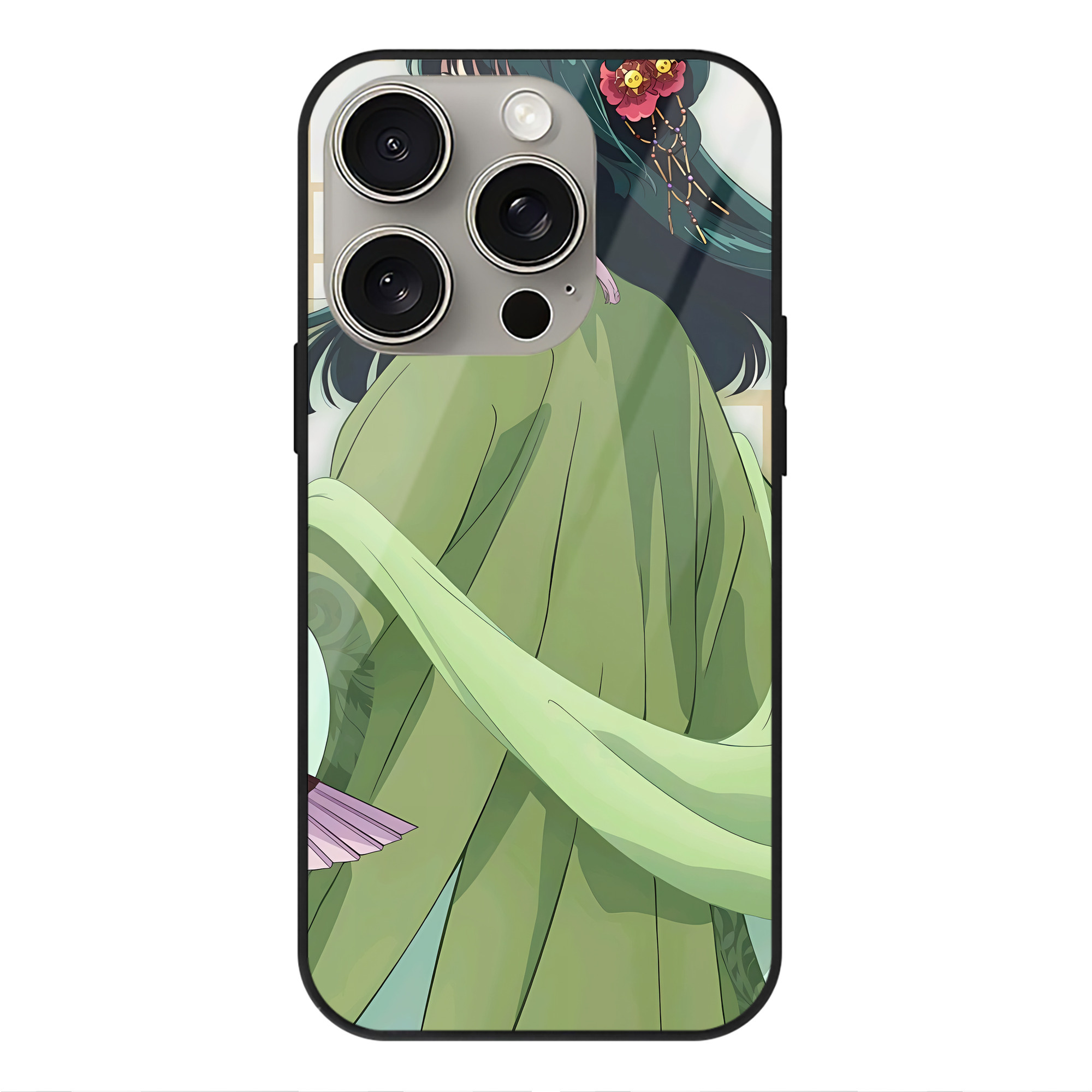 （画像用） 薬屋のひとりごと The Apothecary Diaries 【iPhone15Pro対応】スマホケース 耐衝撃＆黄変防止 背面ガラス