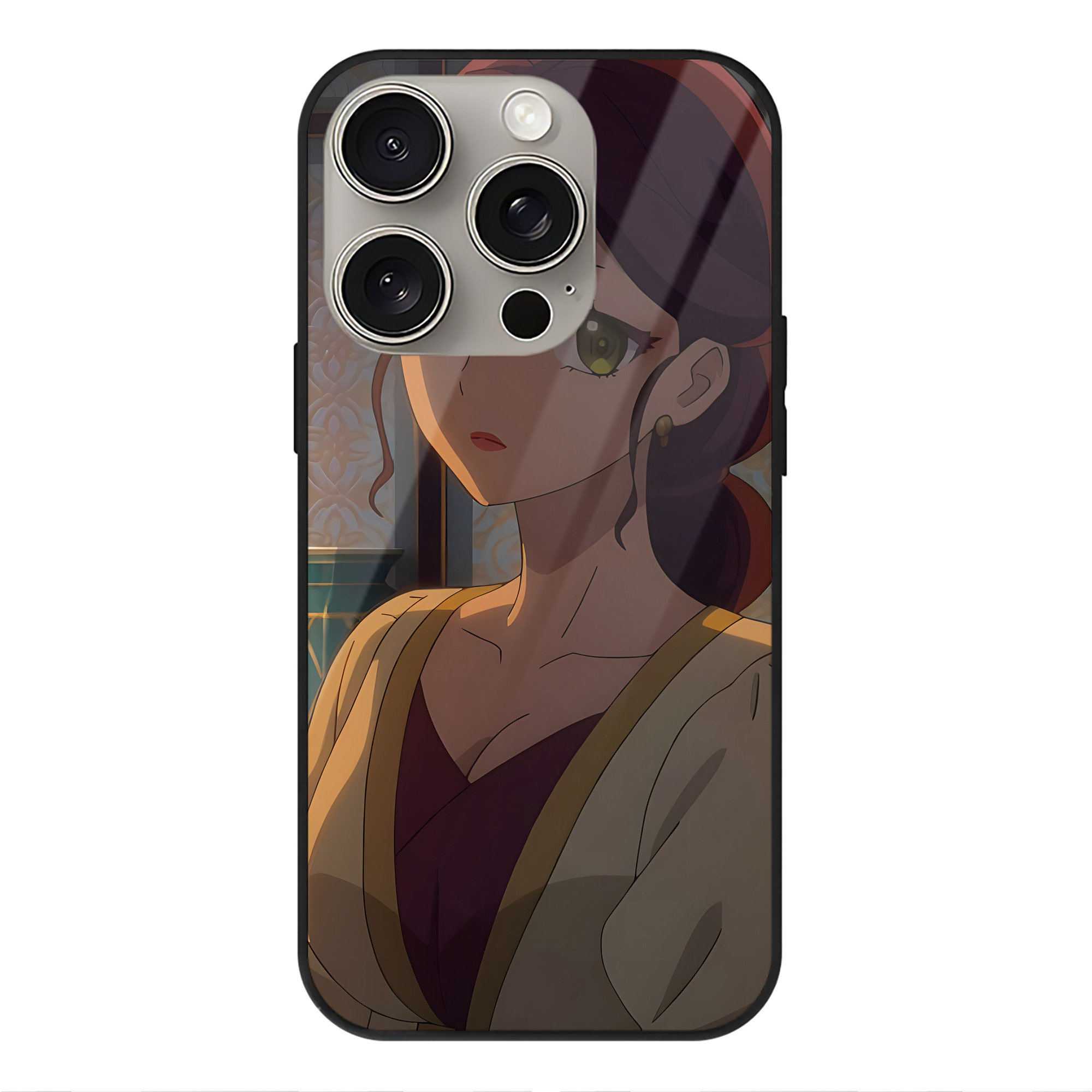 薬屋のひとりごと The Apothecary Diaries 【iPhone15Pro対応】スマホケース 耐衝撃＆黄変防止 背面ガラス