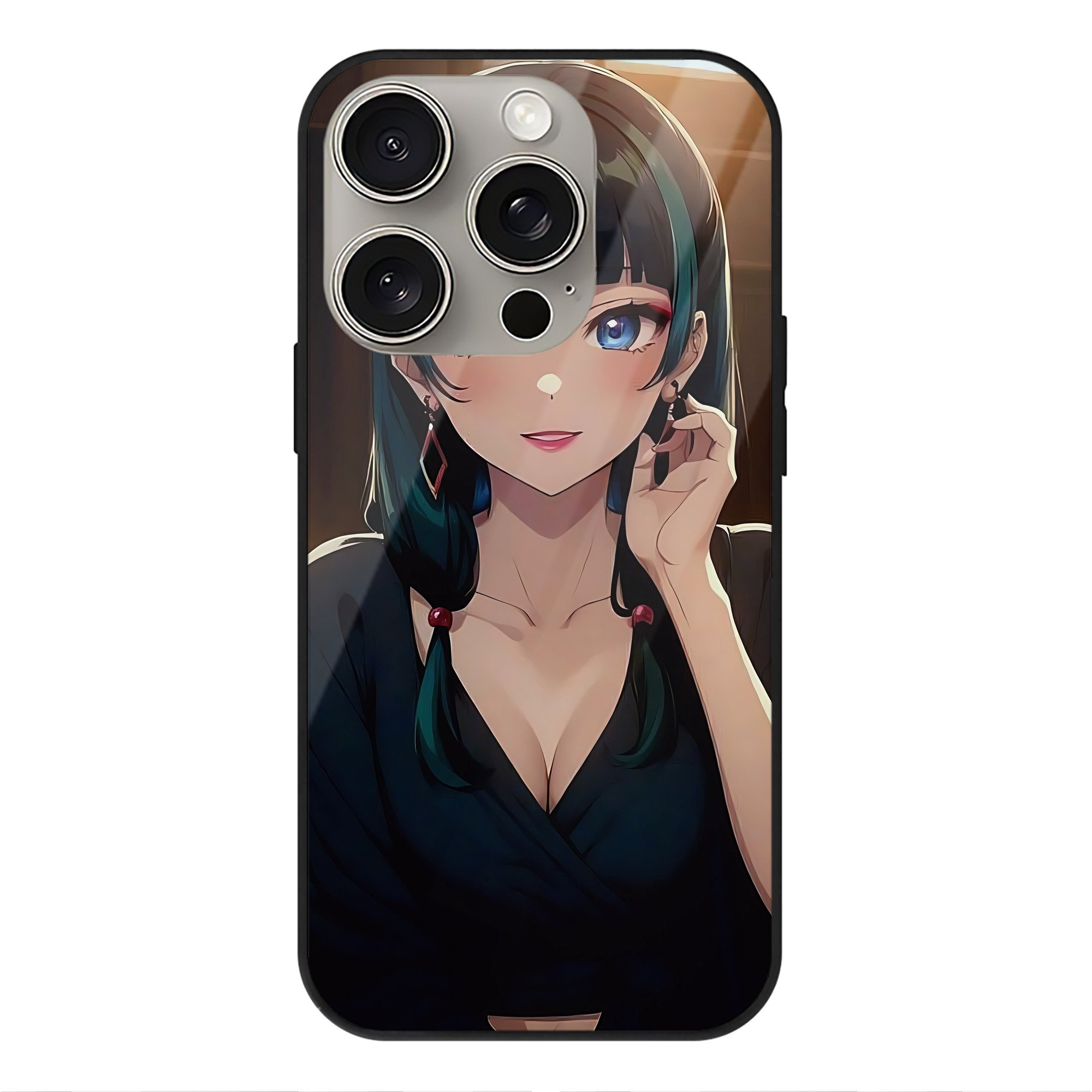薬屋のひとりごと The Apothecary Diaries 【iPhone15Pro対応】スマホケース 耐衝撃＆黄変防止 背面ガラス
