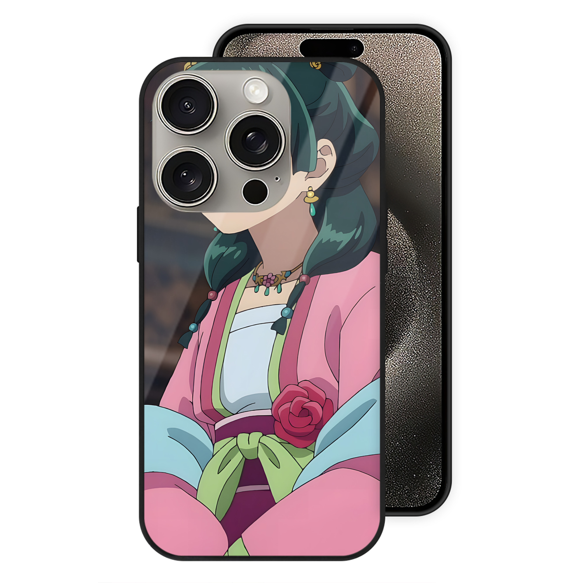 （画像用） 薬屋のひとりごと The Apothecary Diaries 【iPhone15Pro対応】スマホケース 耐衝撃＆黄変防止 背面ガラス