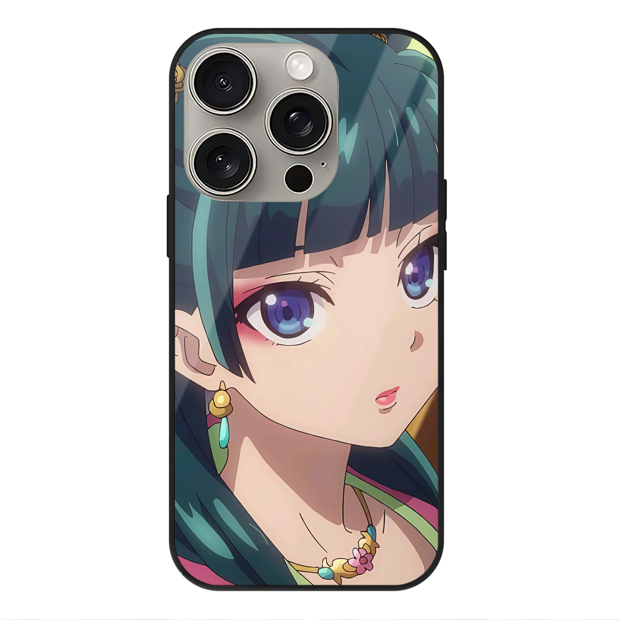 薬屋のひとりごと The Apothecary Diaries 【iPhone15Pro対応】スマホケース 耐衝撃＆黄変防止 背面ガラス