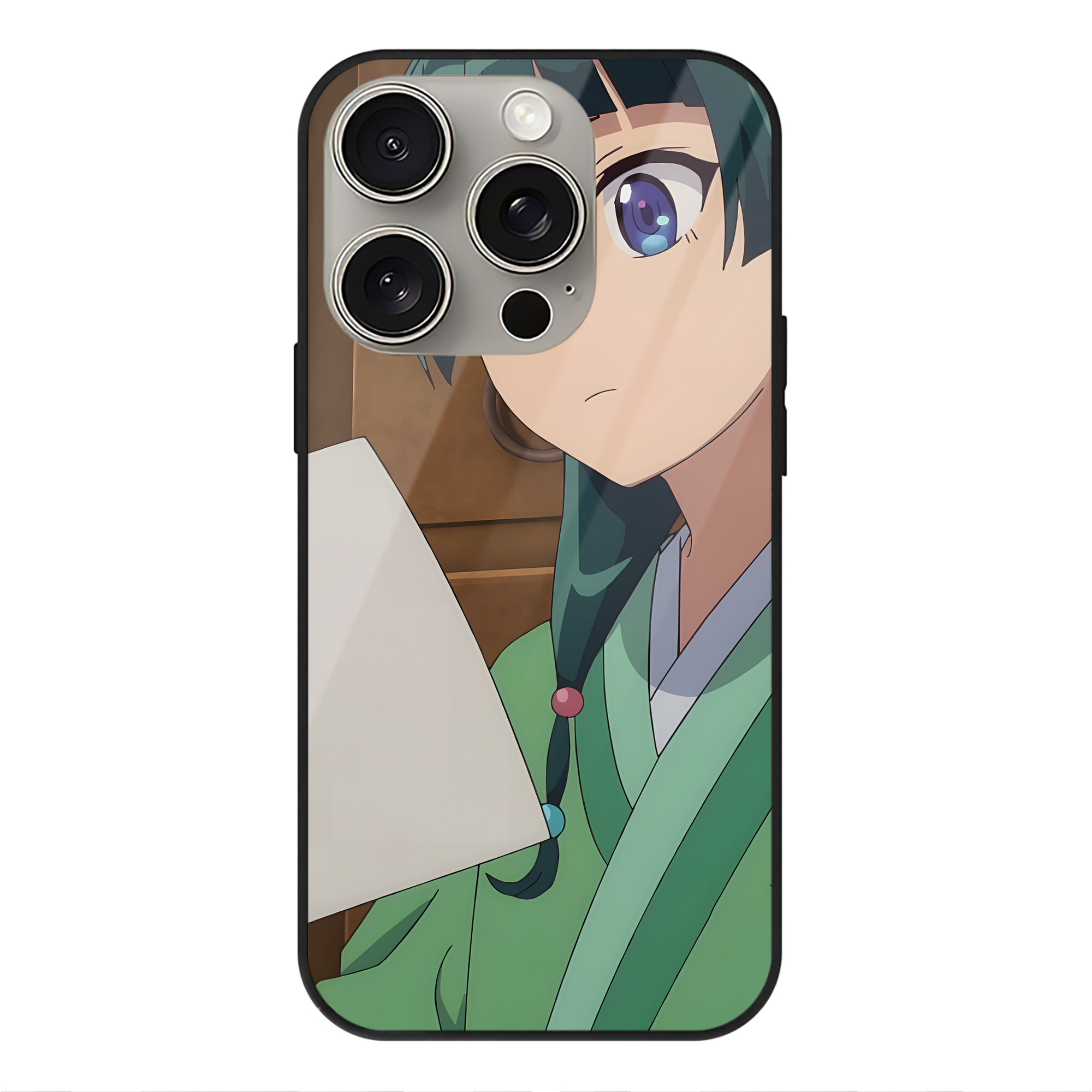 （画像用） 薬屋のひとりごと The Apothecary Diaries 【iPhone15Pro対応】スマホケース 耐衝撃＆黄変防止 背面ガラス
