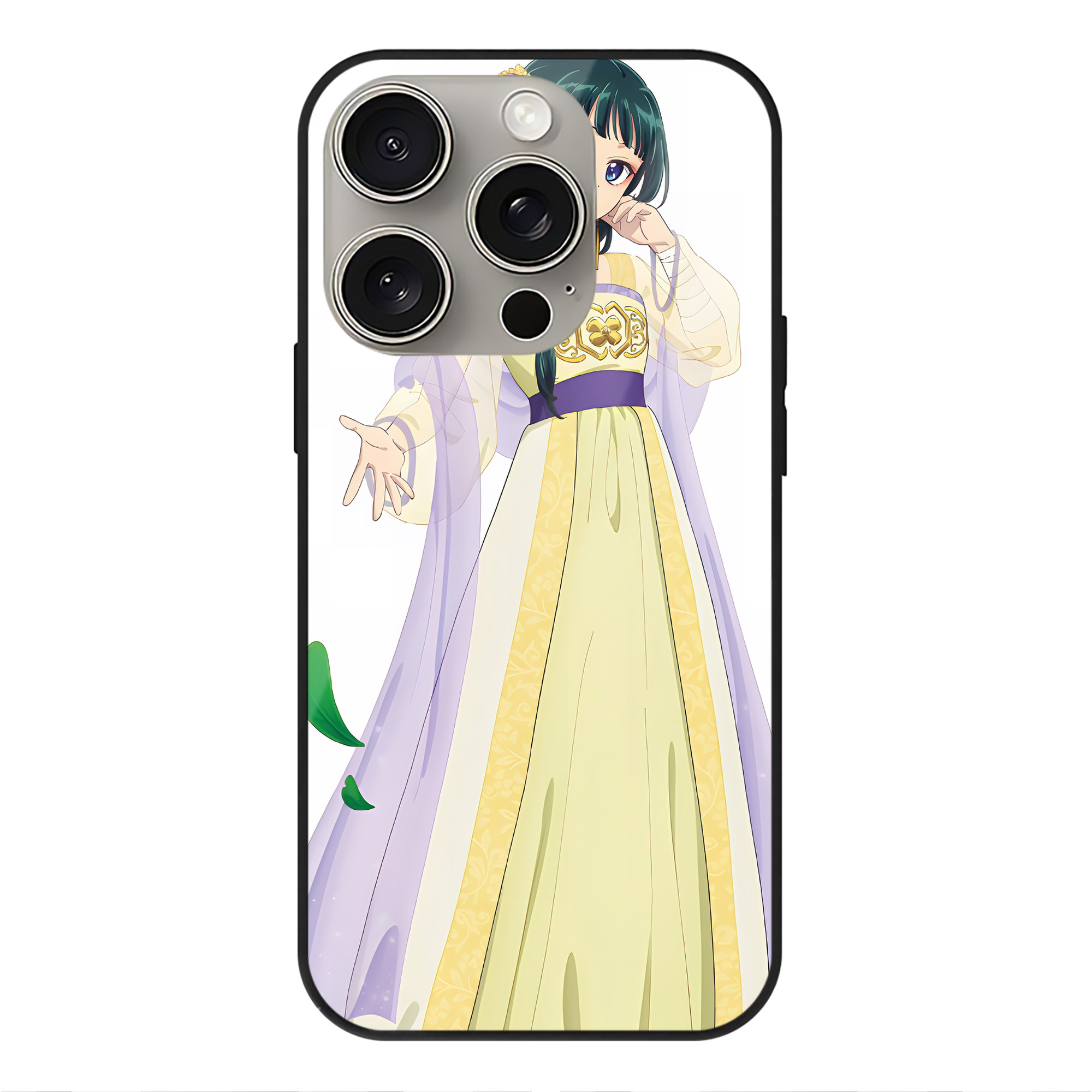 薬屋のひとりごと The Apothecary Diaries 【iPhone15Pro対応】スマホケース 耐衝撃＆黄変防止 背面ガラス